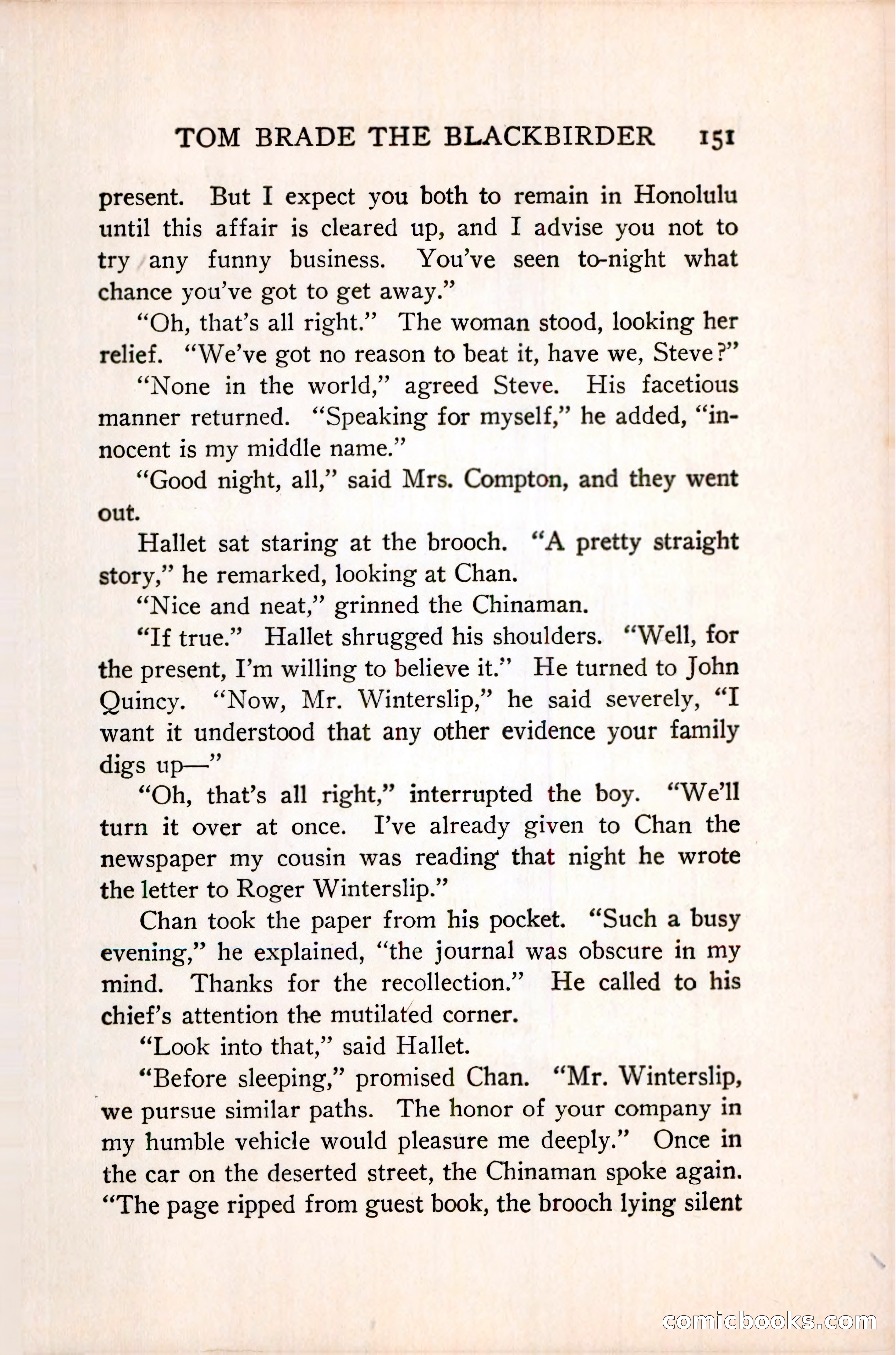 The House Without a Key — page 165 of 339