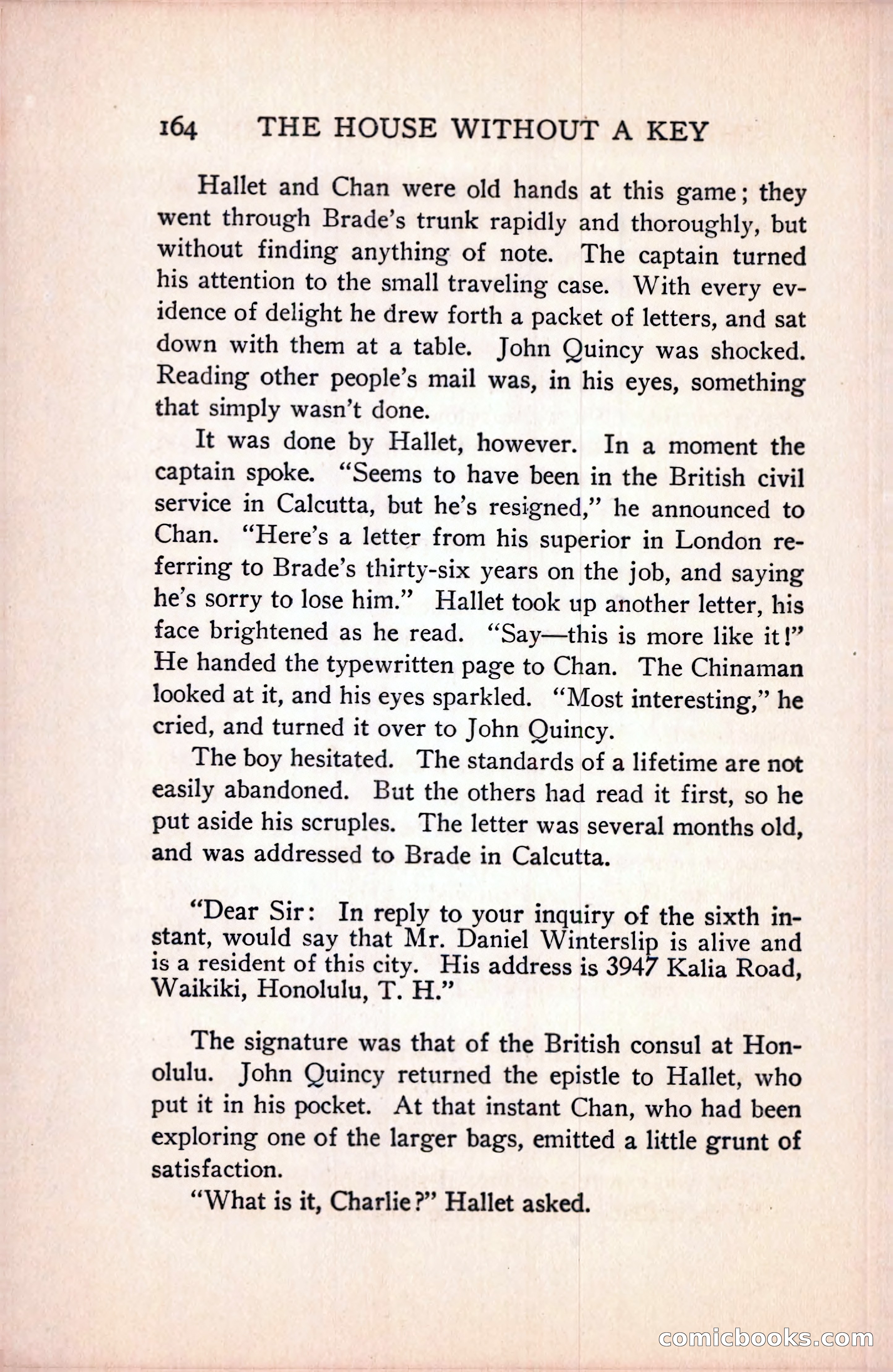 The House Without a Key — page 178 of 339