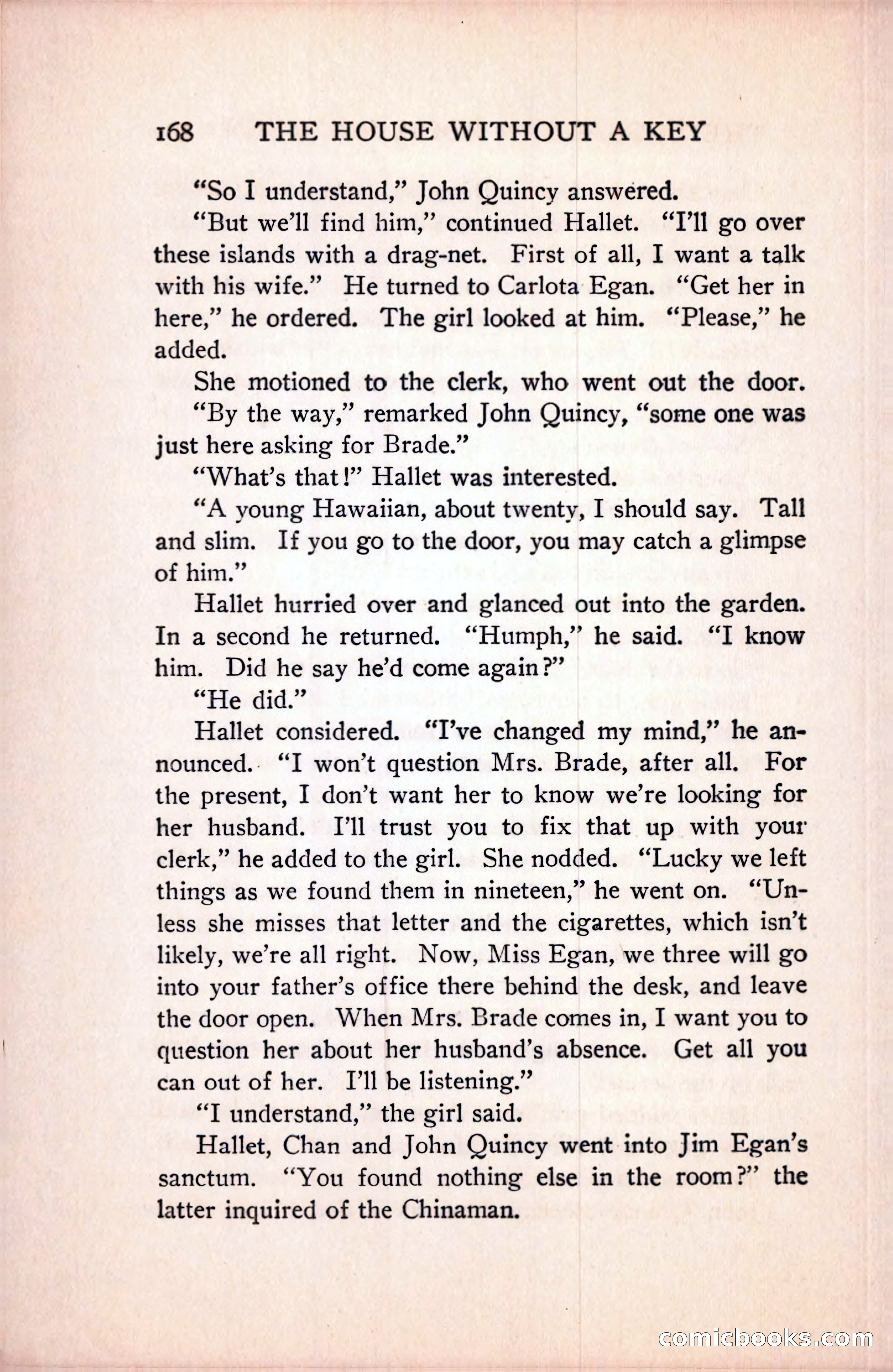 The House Without a Key — page 182 of 339