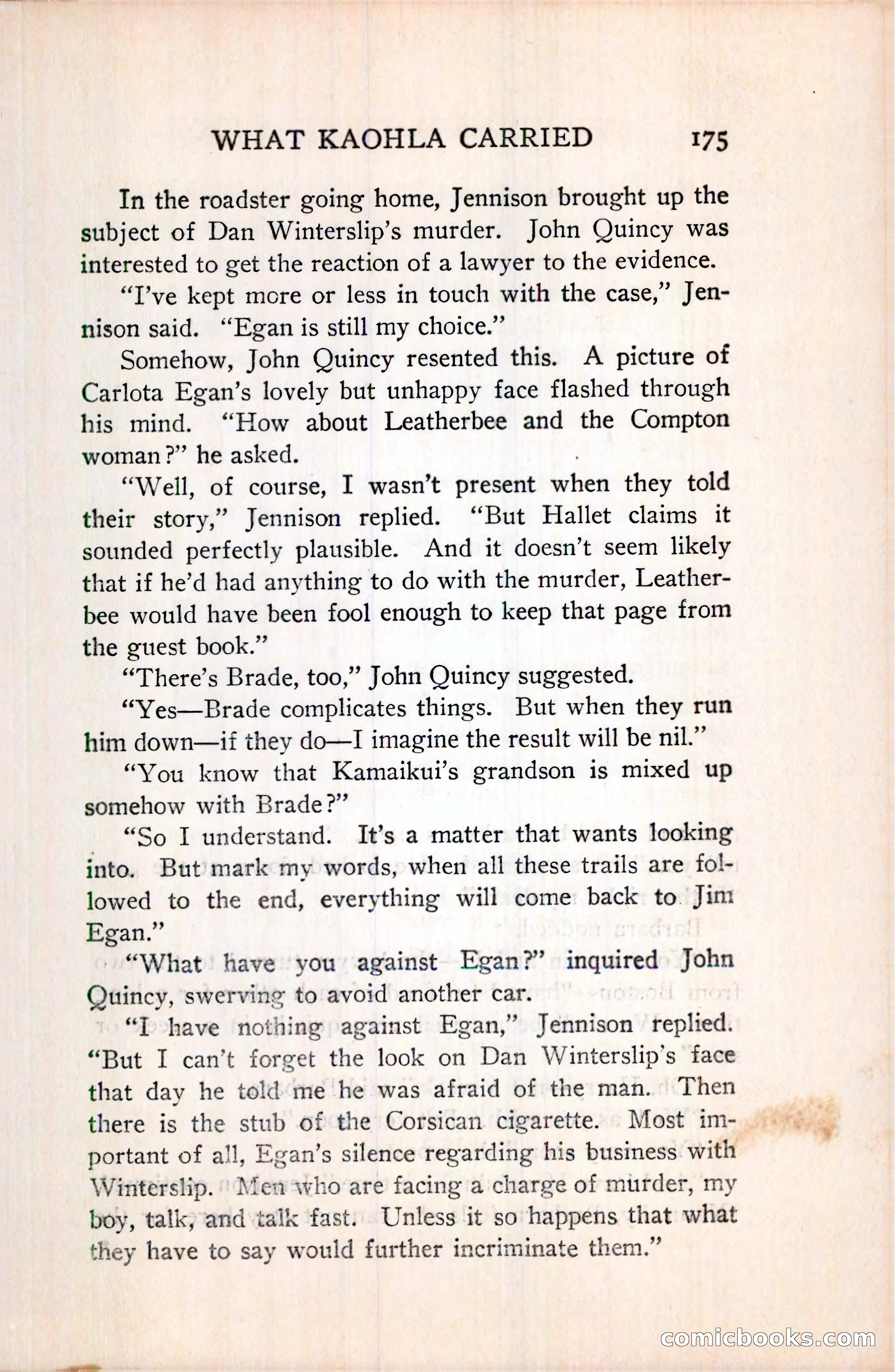 The House Without a Key — page 189 of 339