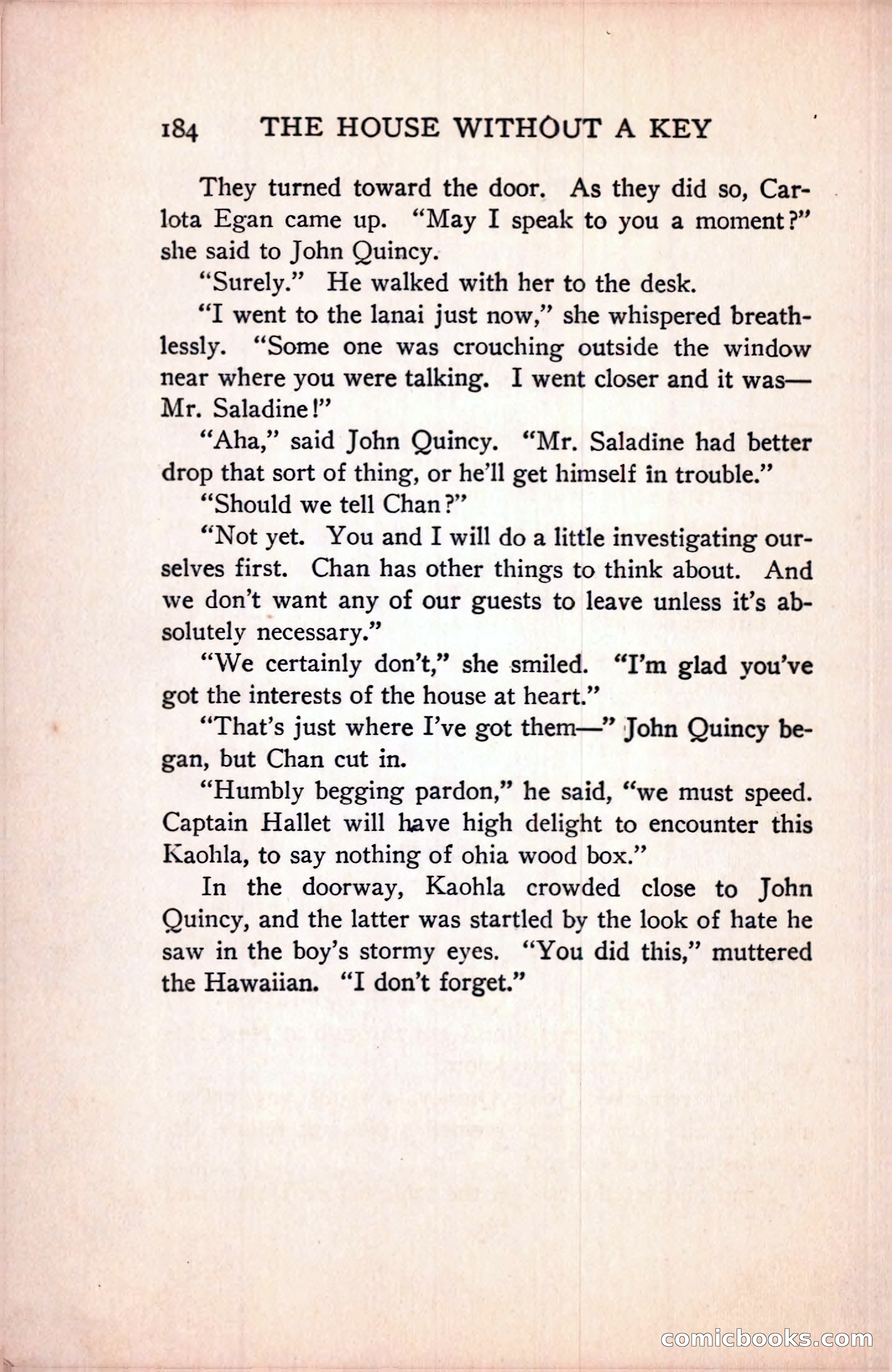 The House Without a Key — page 198 of 339