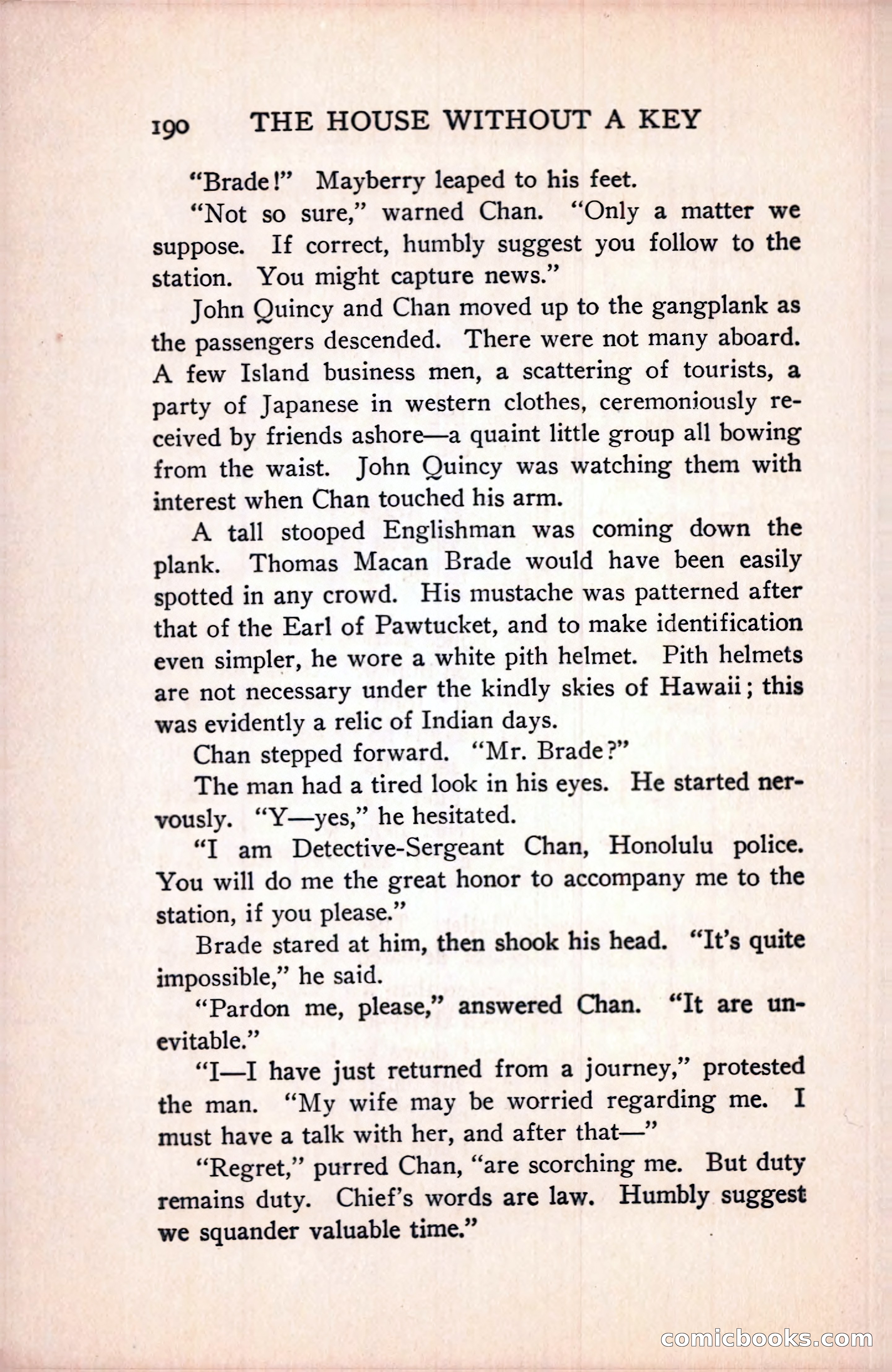 The House Without a Key — page 204 of 339