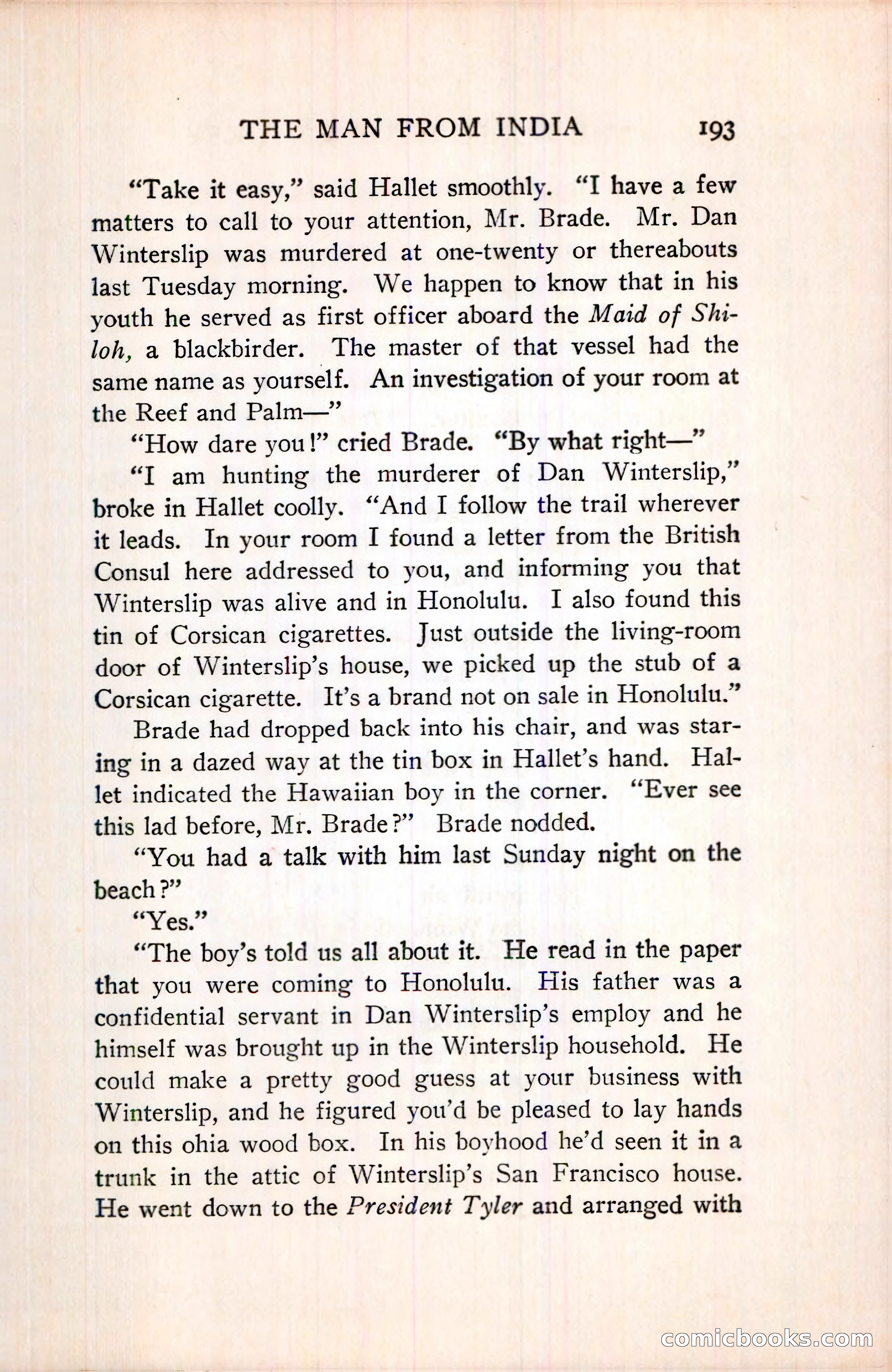 The House Without a Key — page 207 of 339