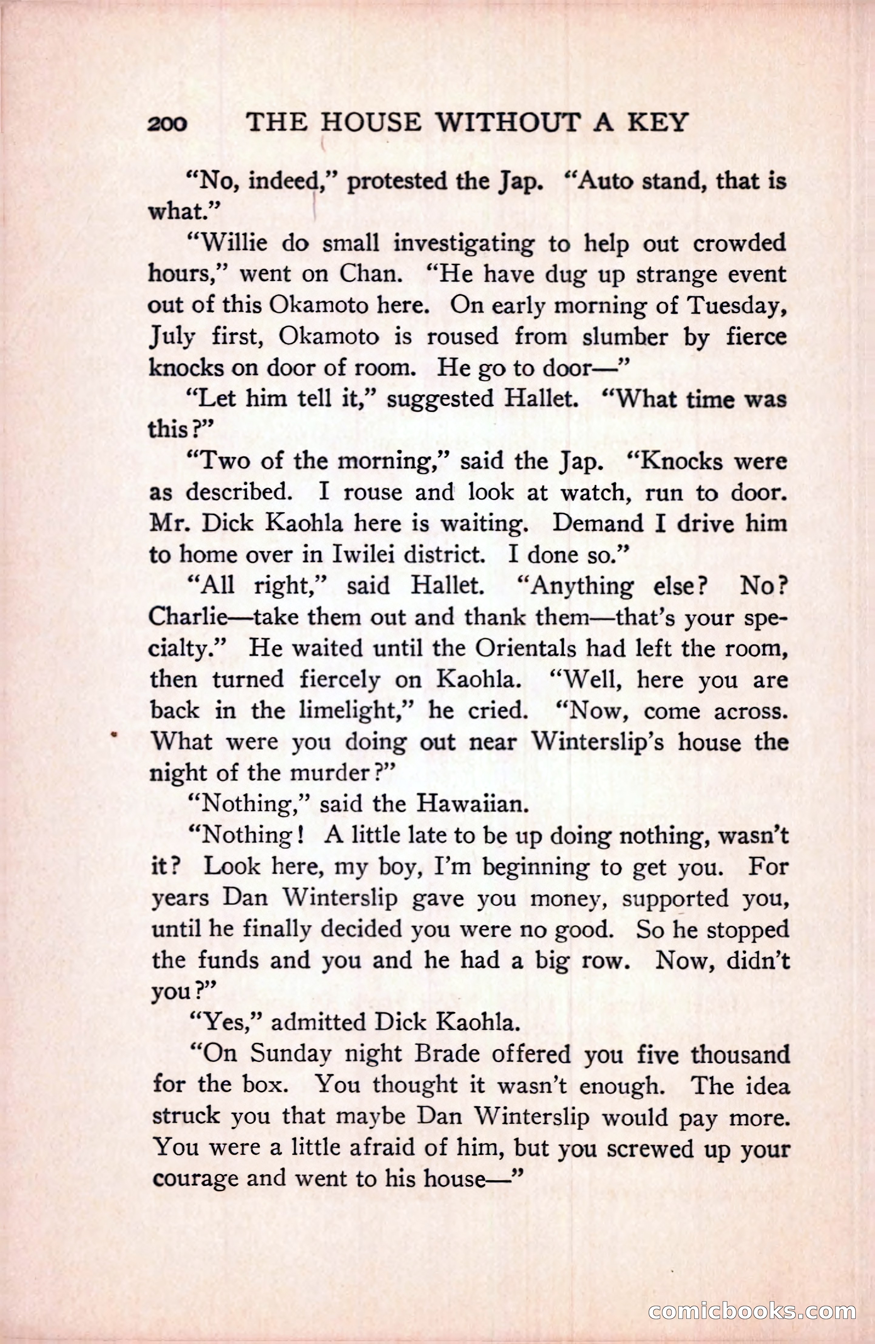 The House Without a Key — page 214 of 339