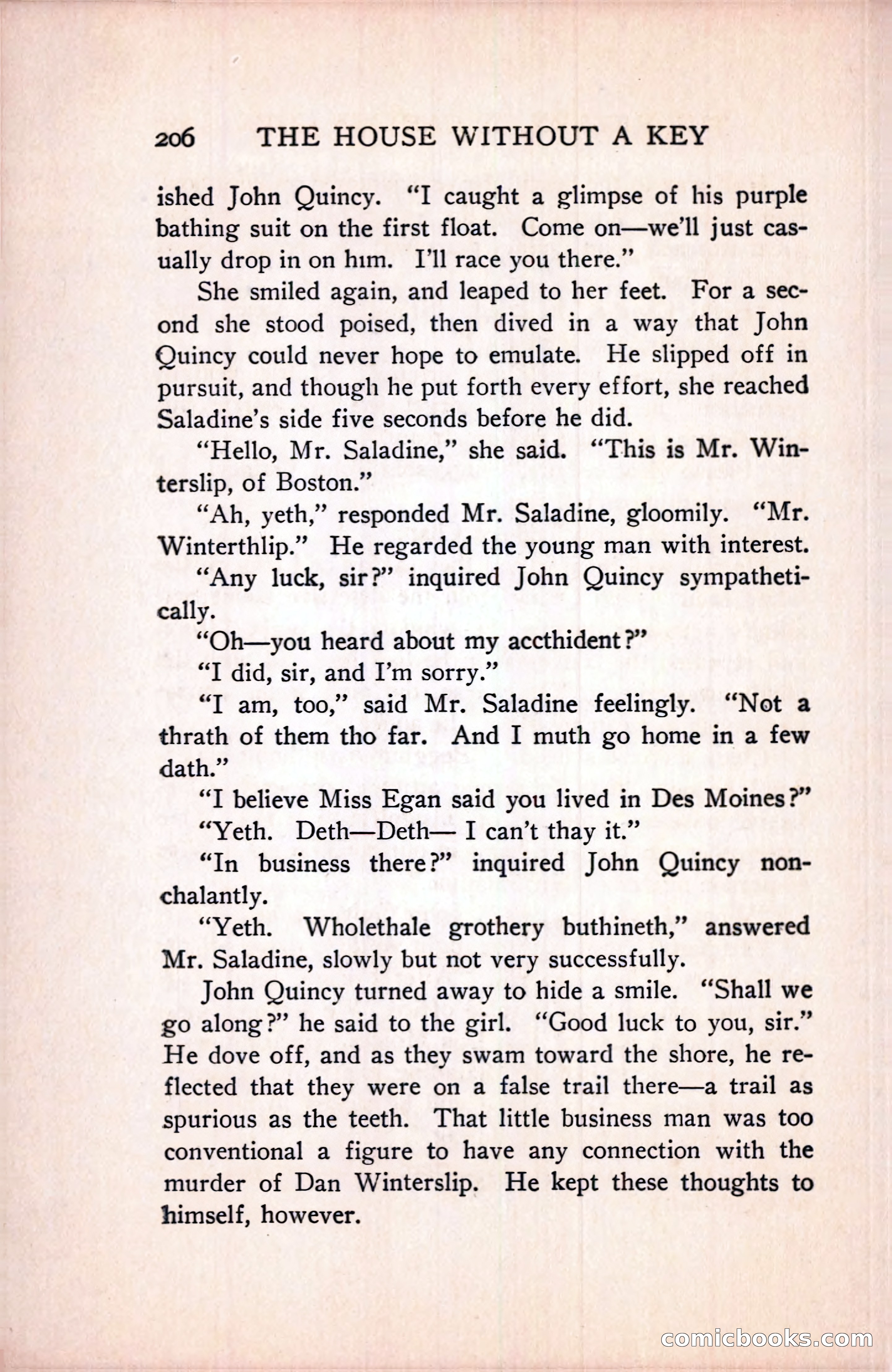 The House Without a Key — page 220 of 339