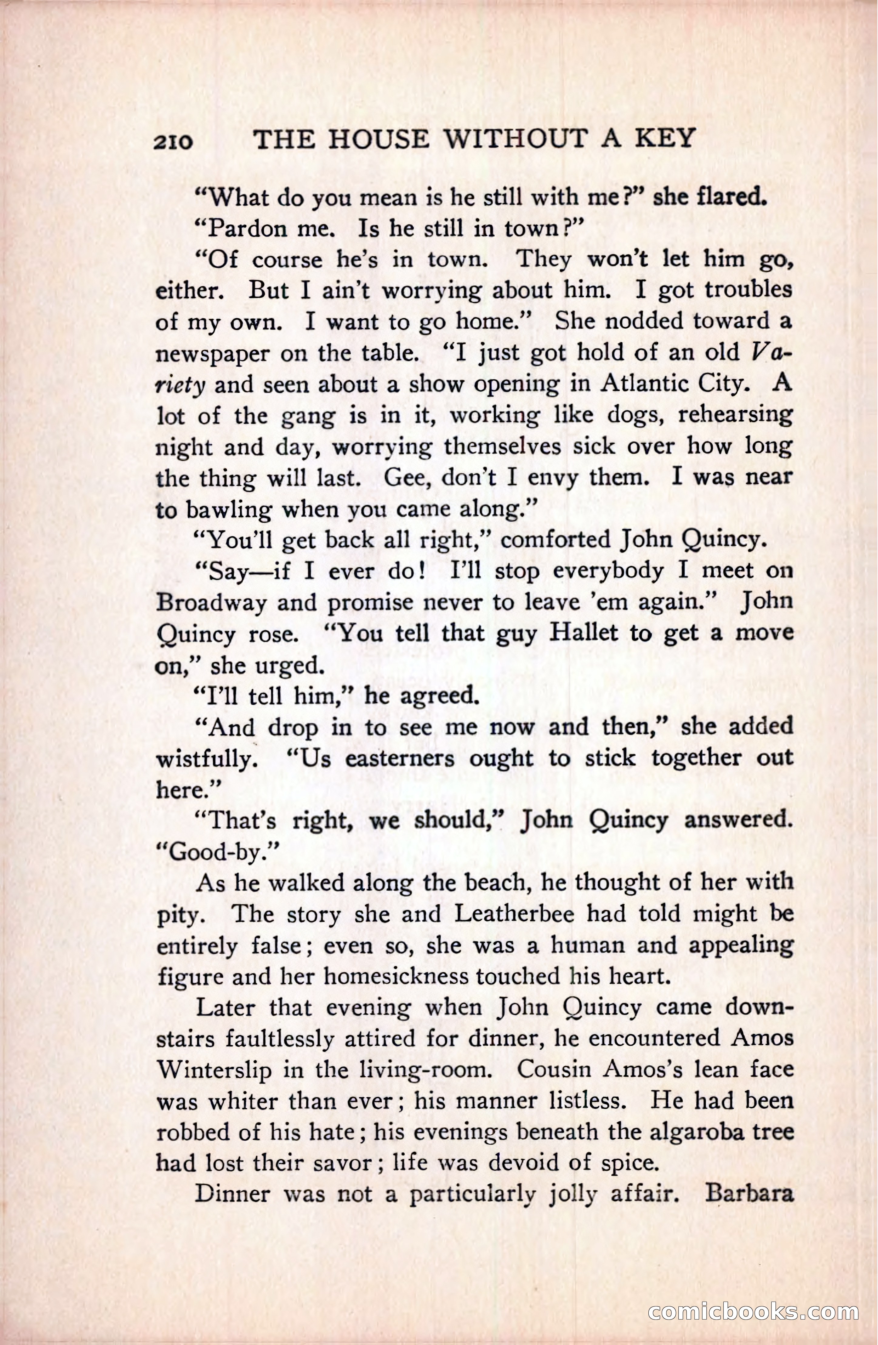 The House Without a Key — page 224 of 339