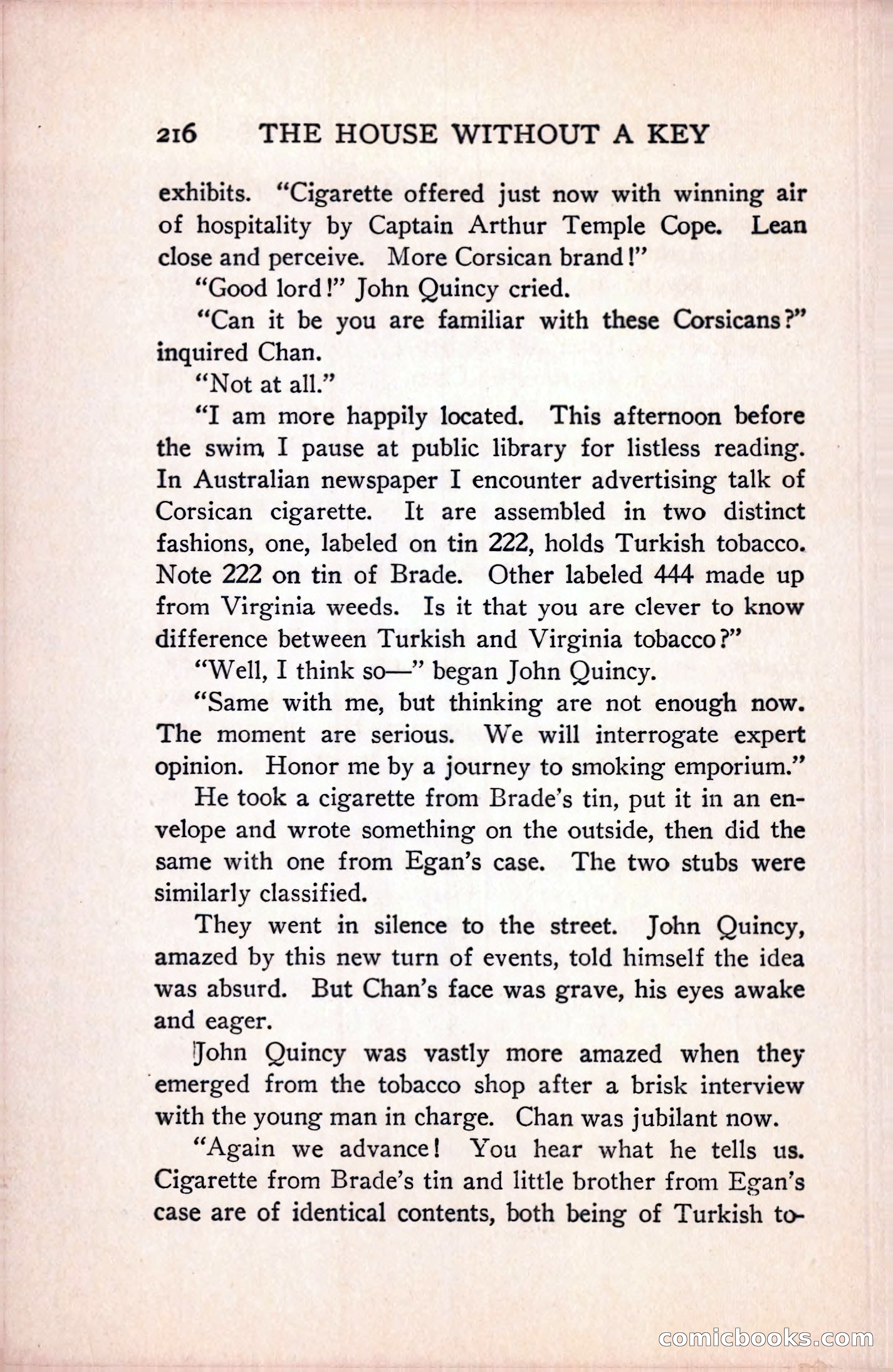 The House Without a Key — page 230 of 339