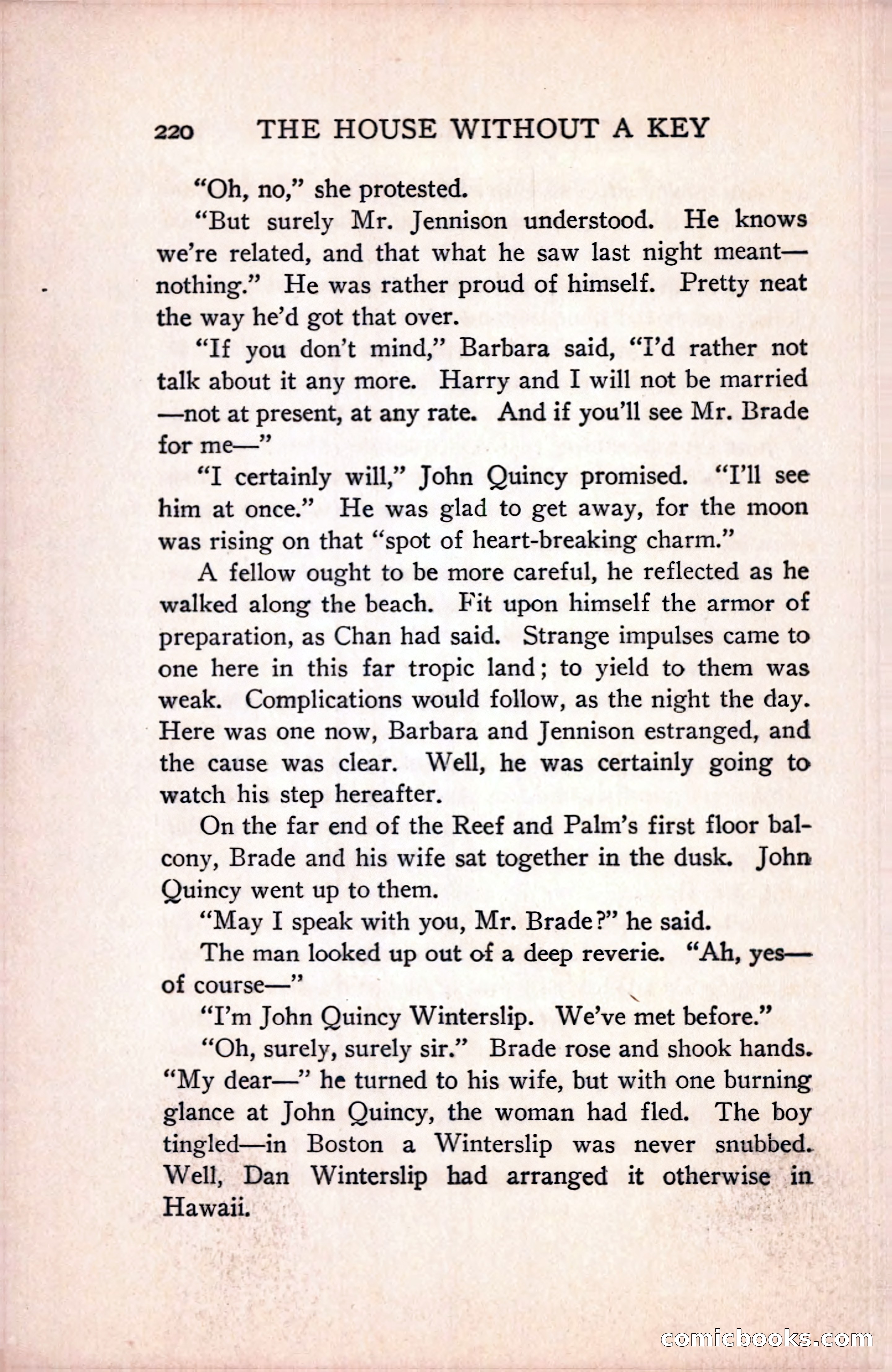 The House Without a Key — page 234 of 339