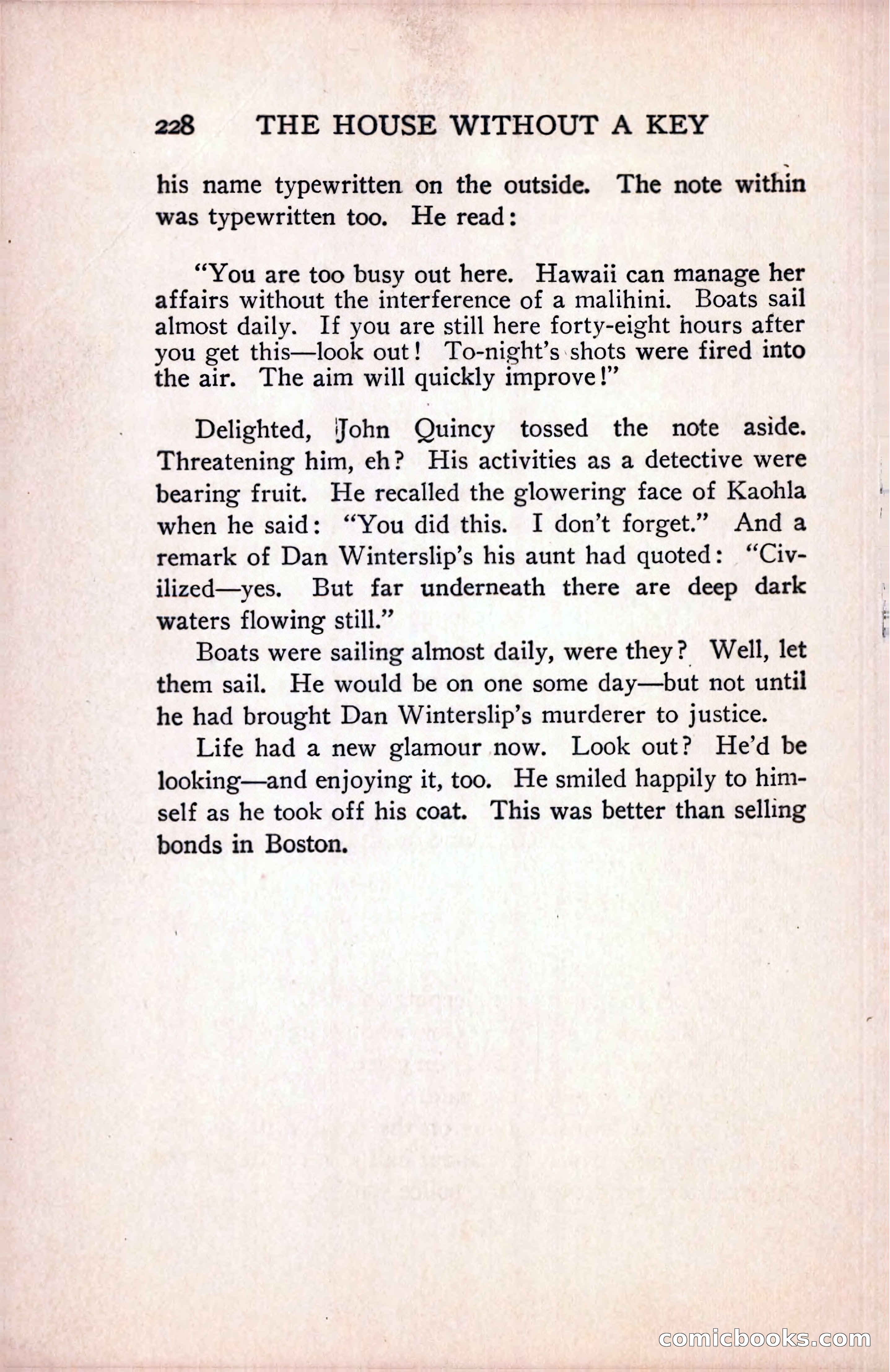 The House Without a Key — page 242 of 339