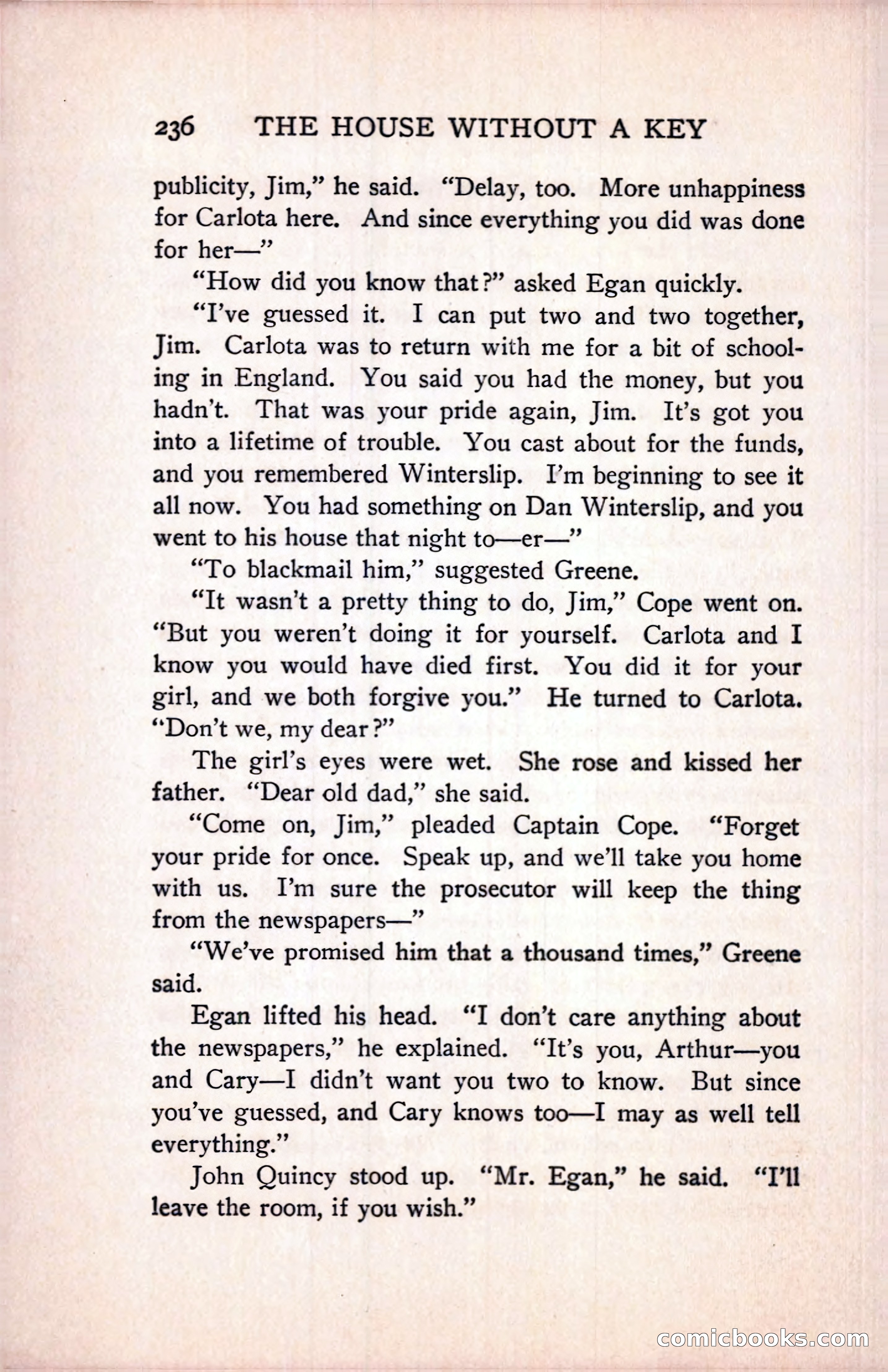 The House Without a Key — page 250 of 339