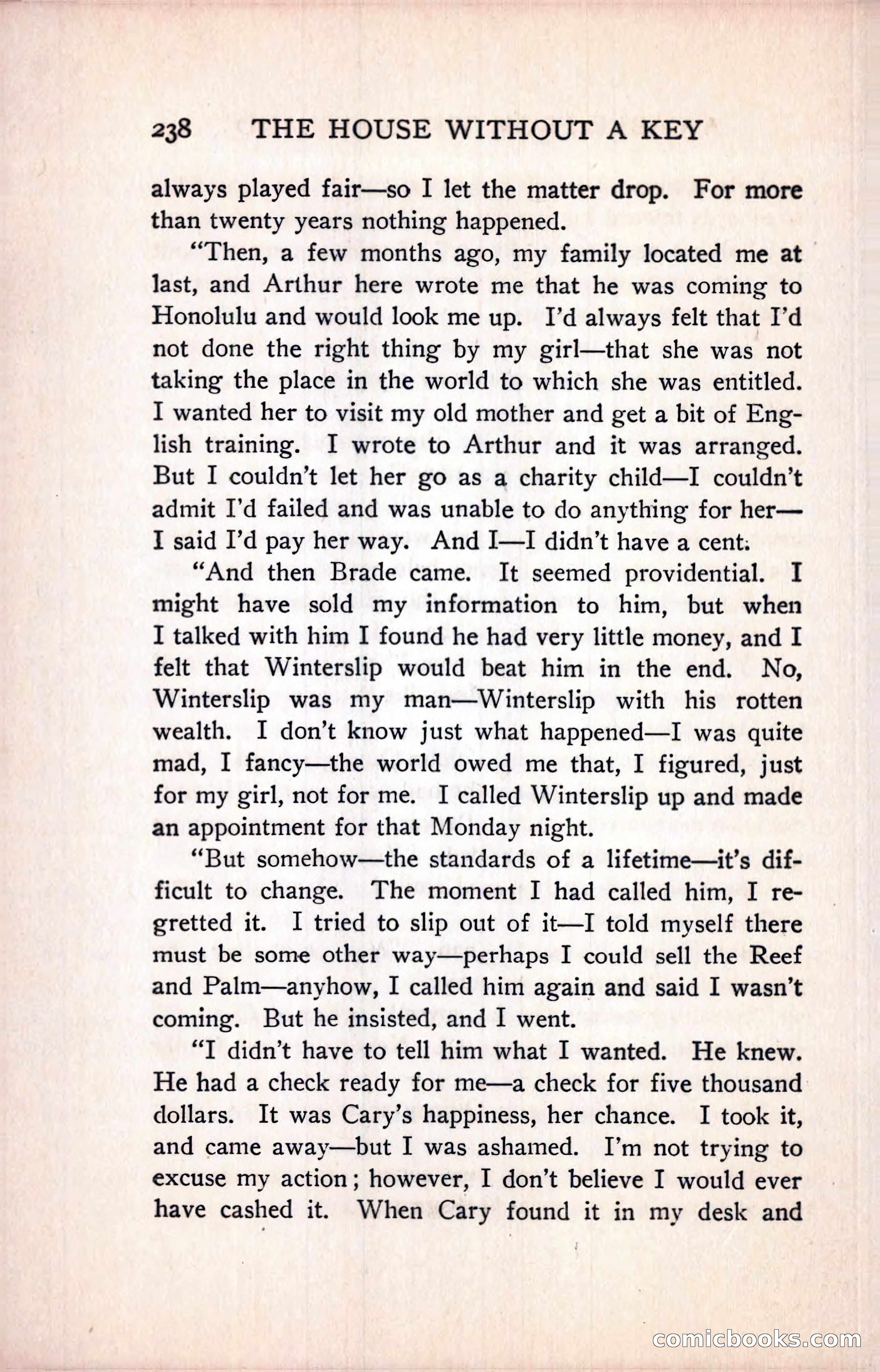 The House Without a Key — page 252 of 339