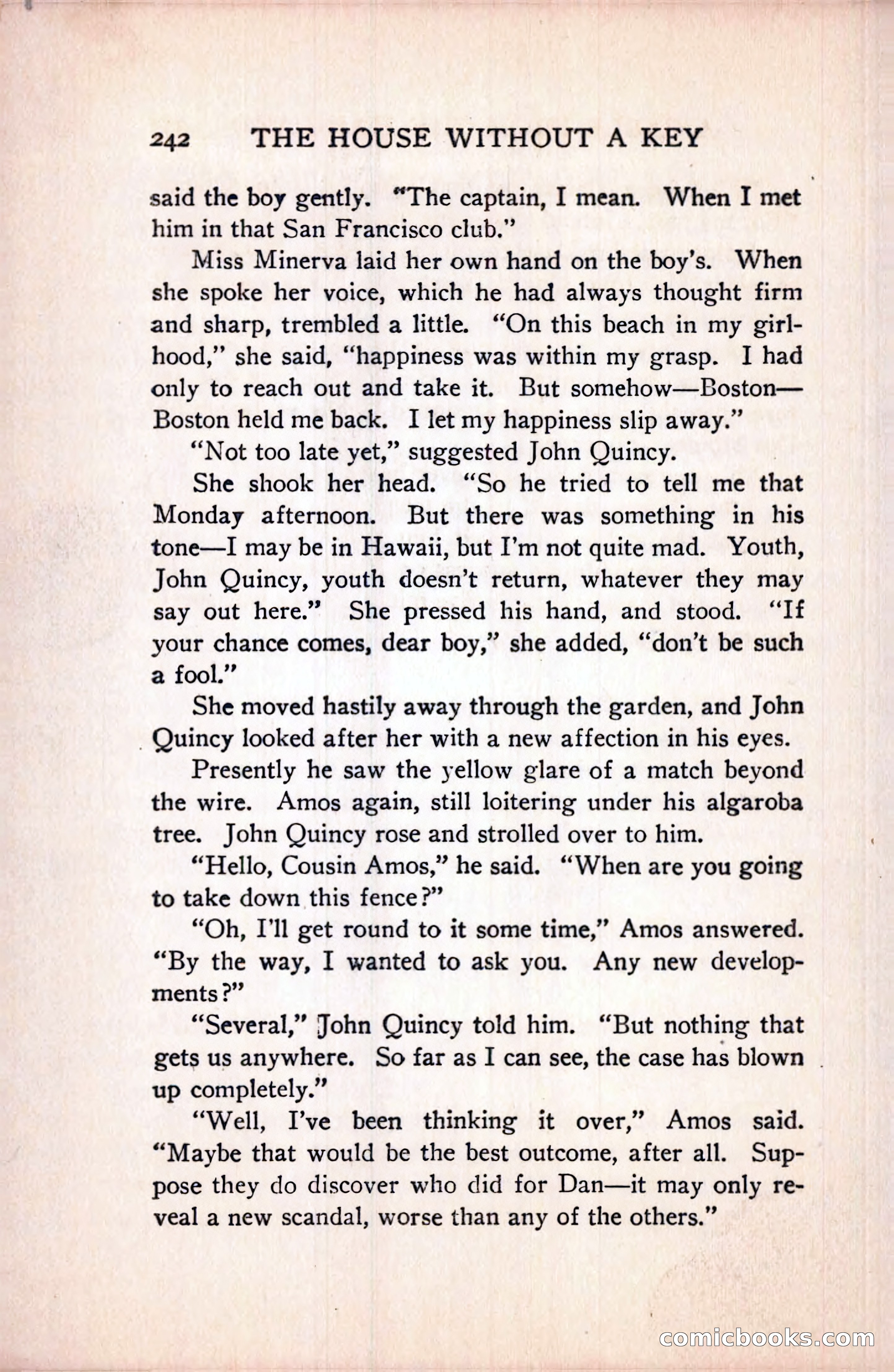The House Without a Key — page 256 of 339