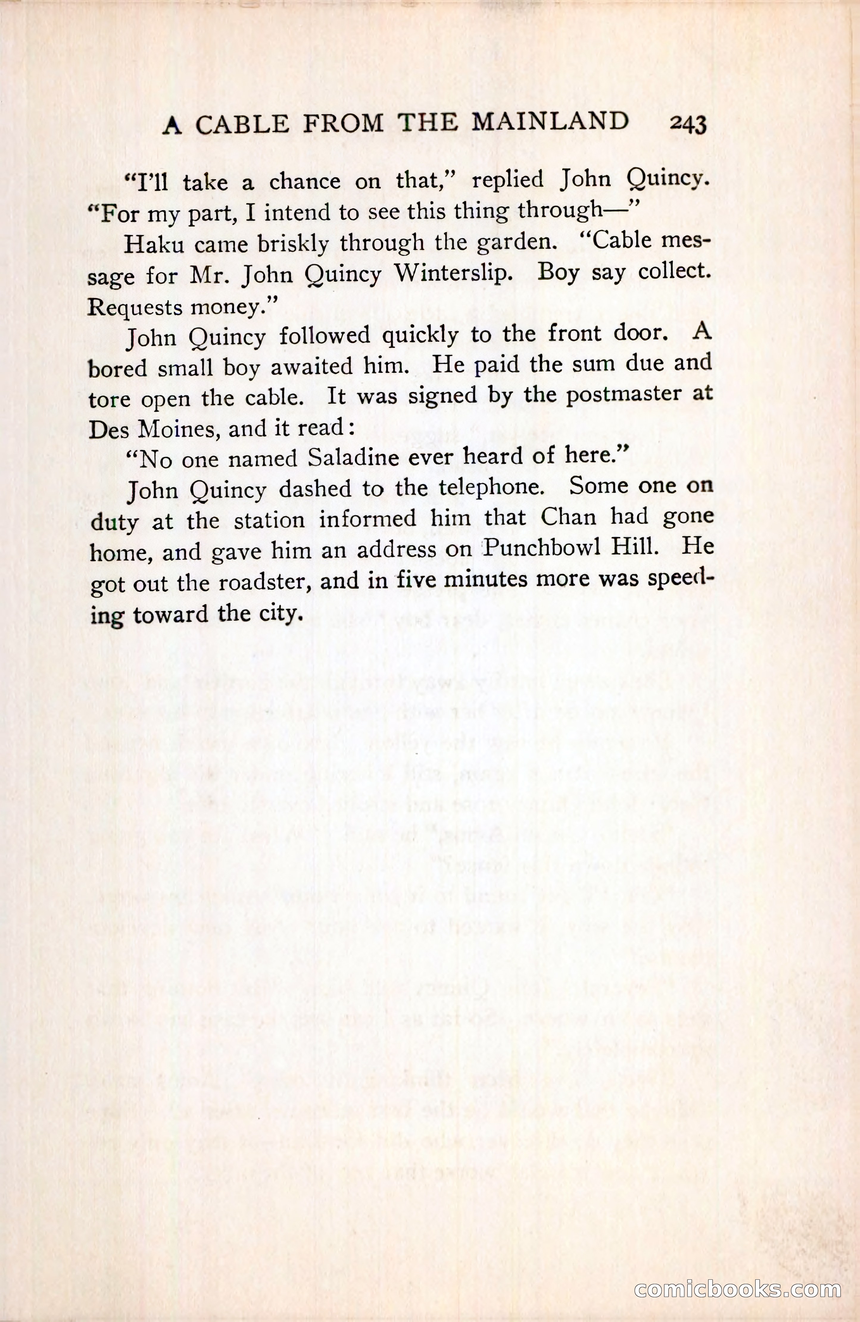 The House Without a Key — page 257 of 339