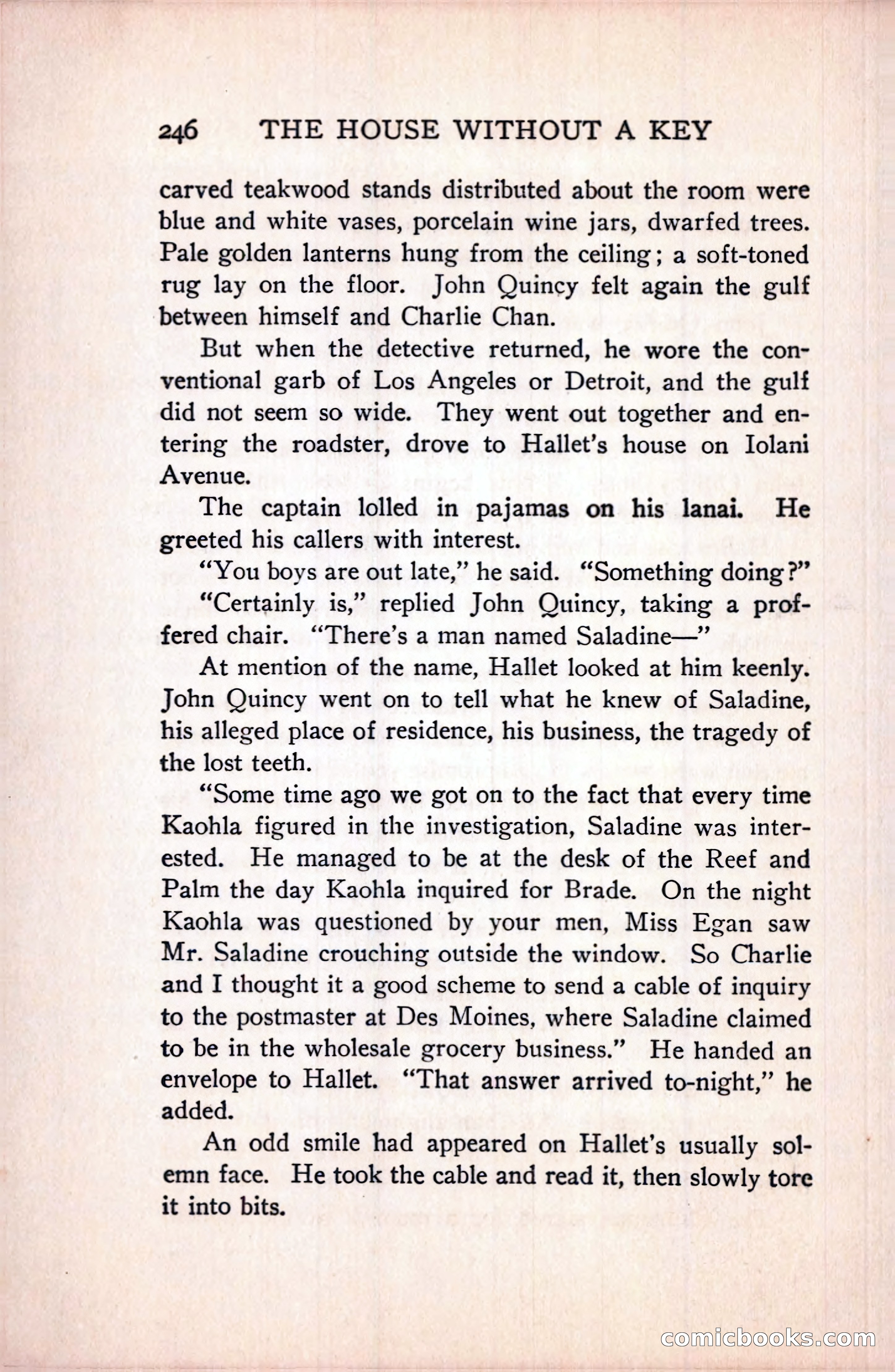 The House Without a Key — page 260 of 339