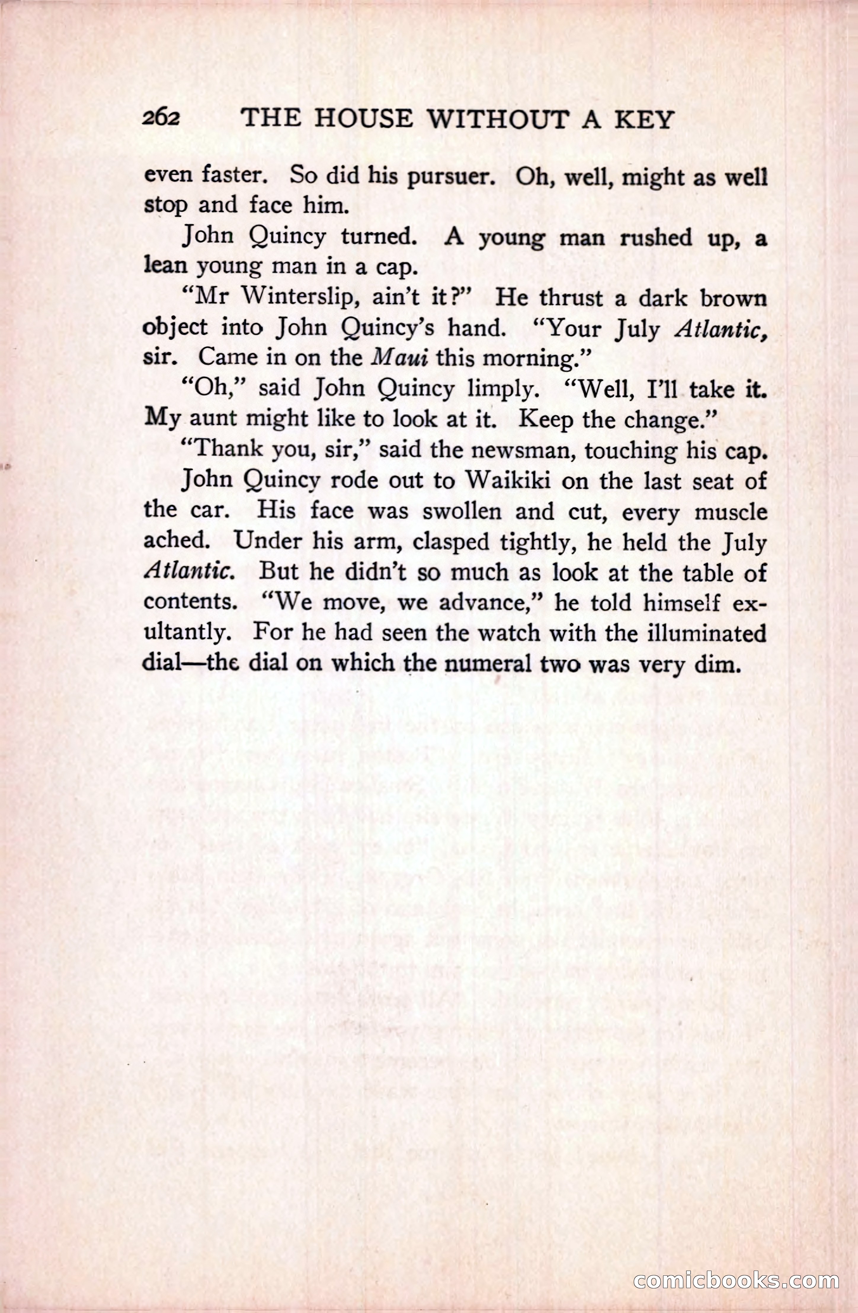 The House Without a Key — page 276 of 339