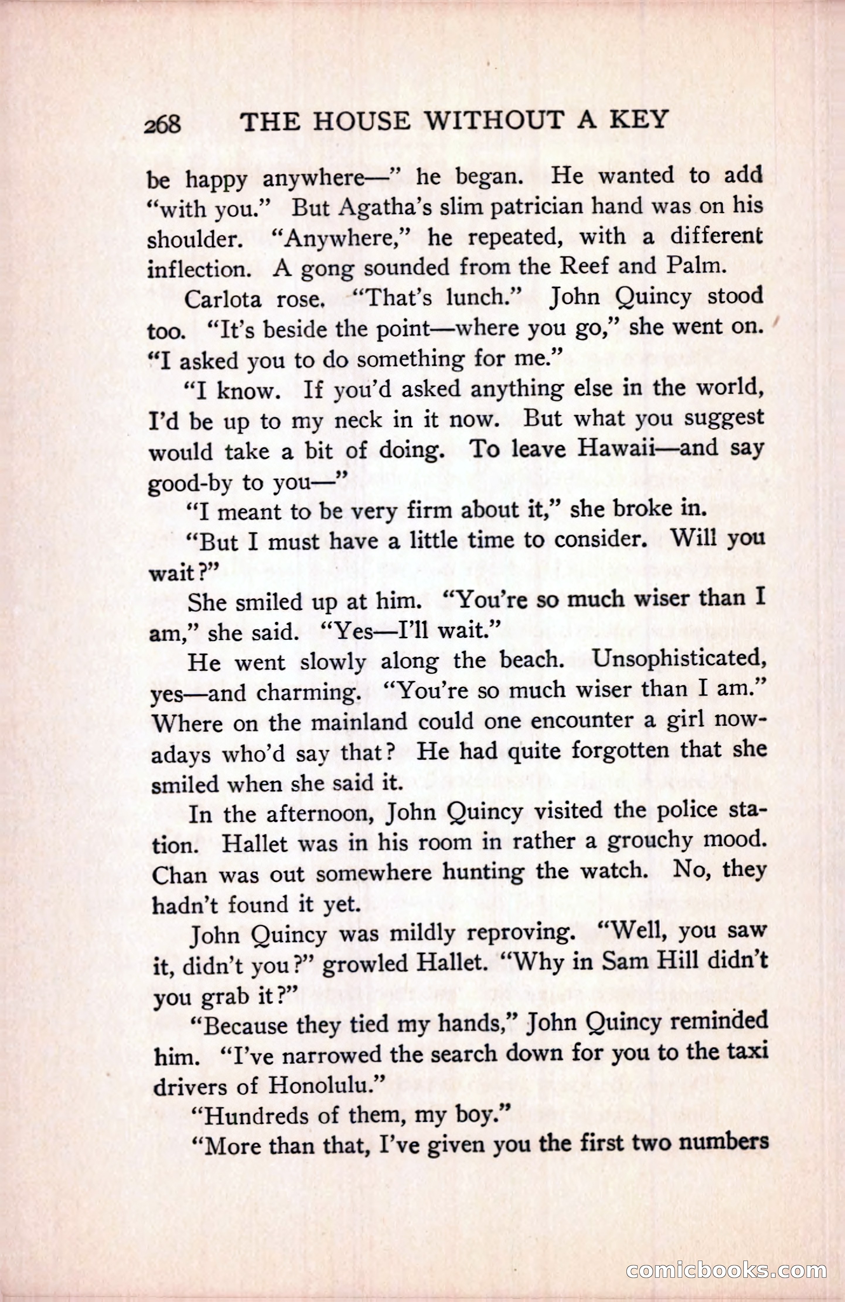 The House Without a Key — page 282 of 339