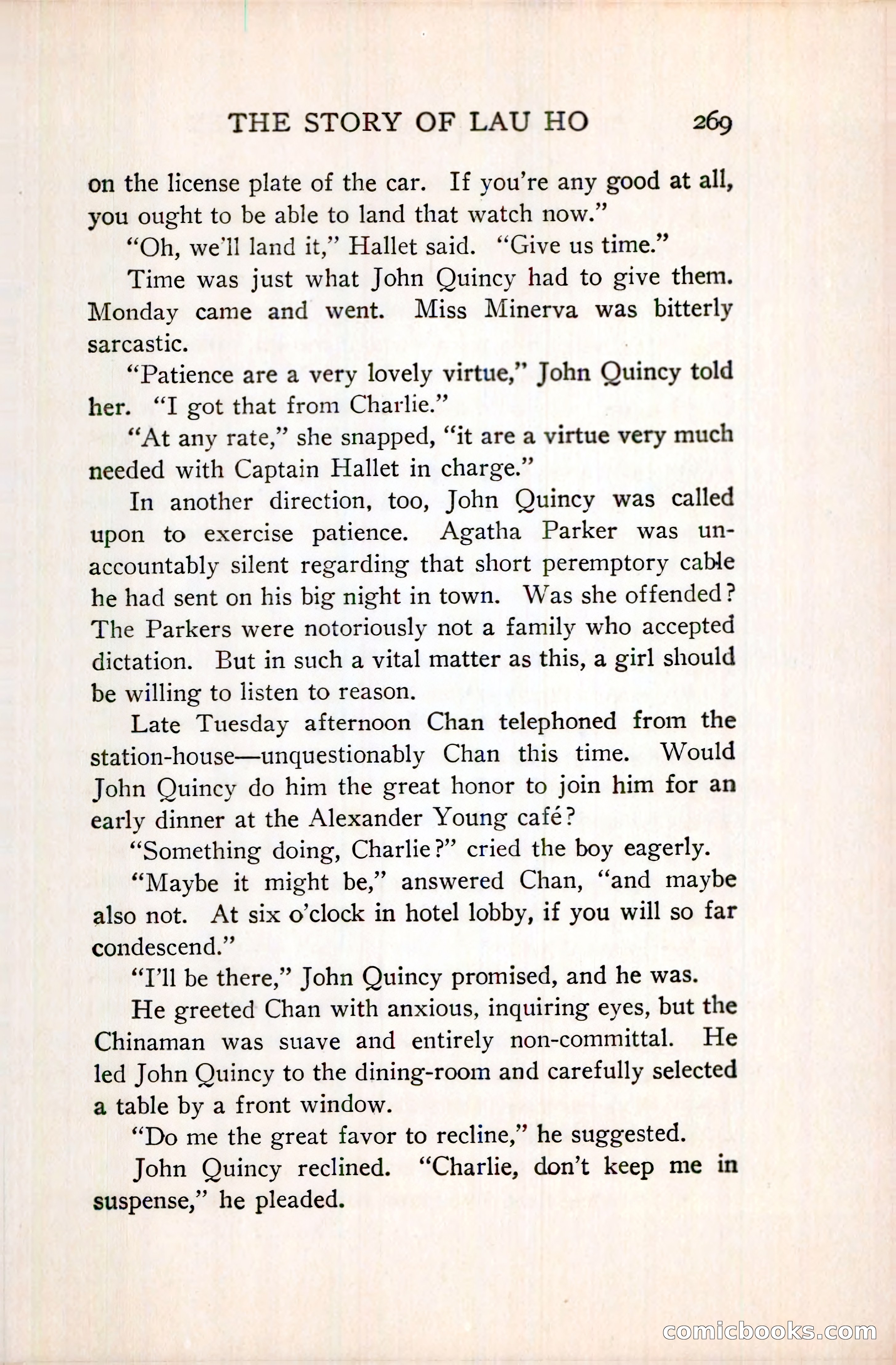 The House Without a Key — page 283 of 339