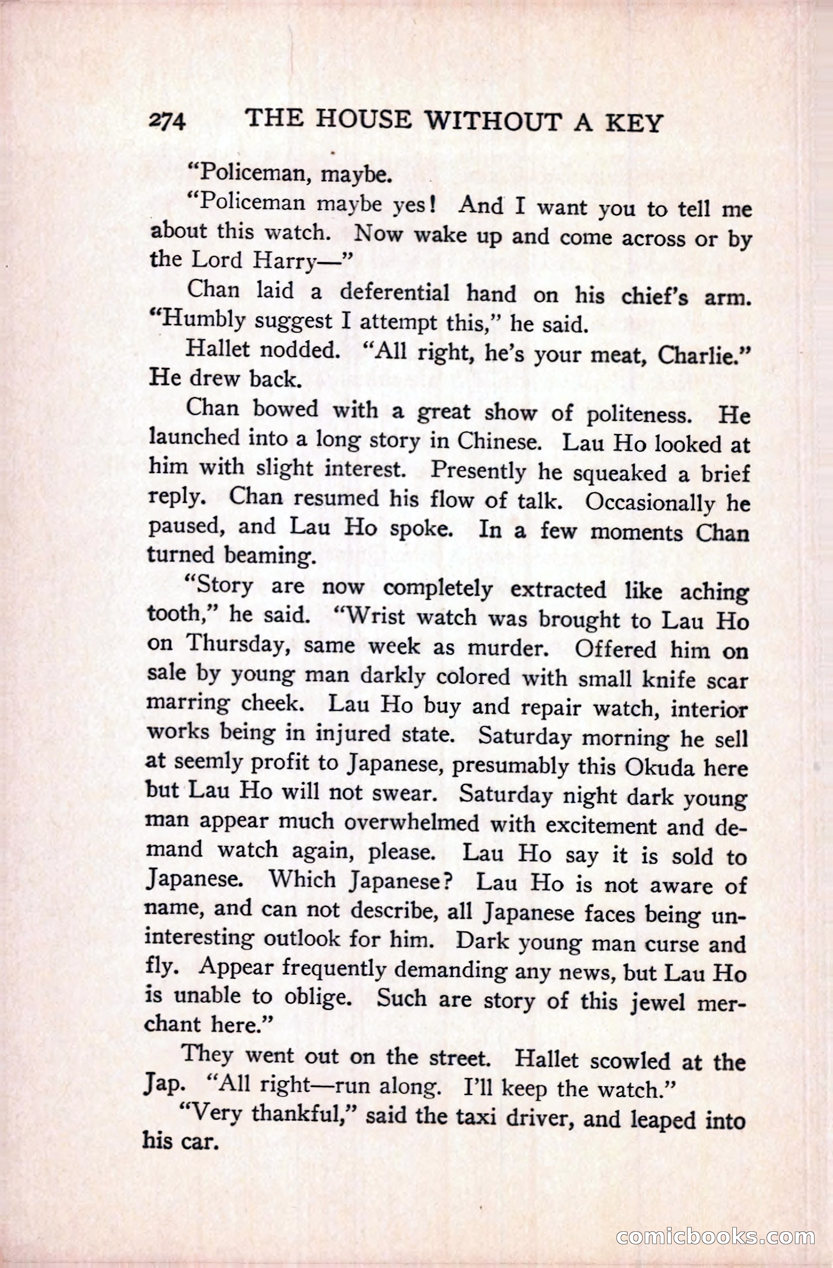 The House Without a Key — page 288 of 339