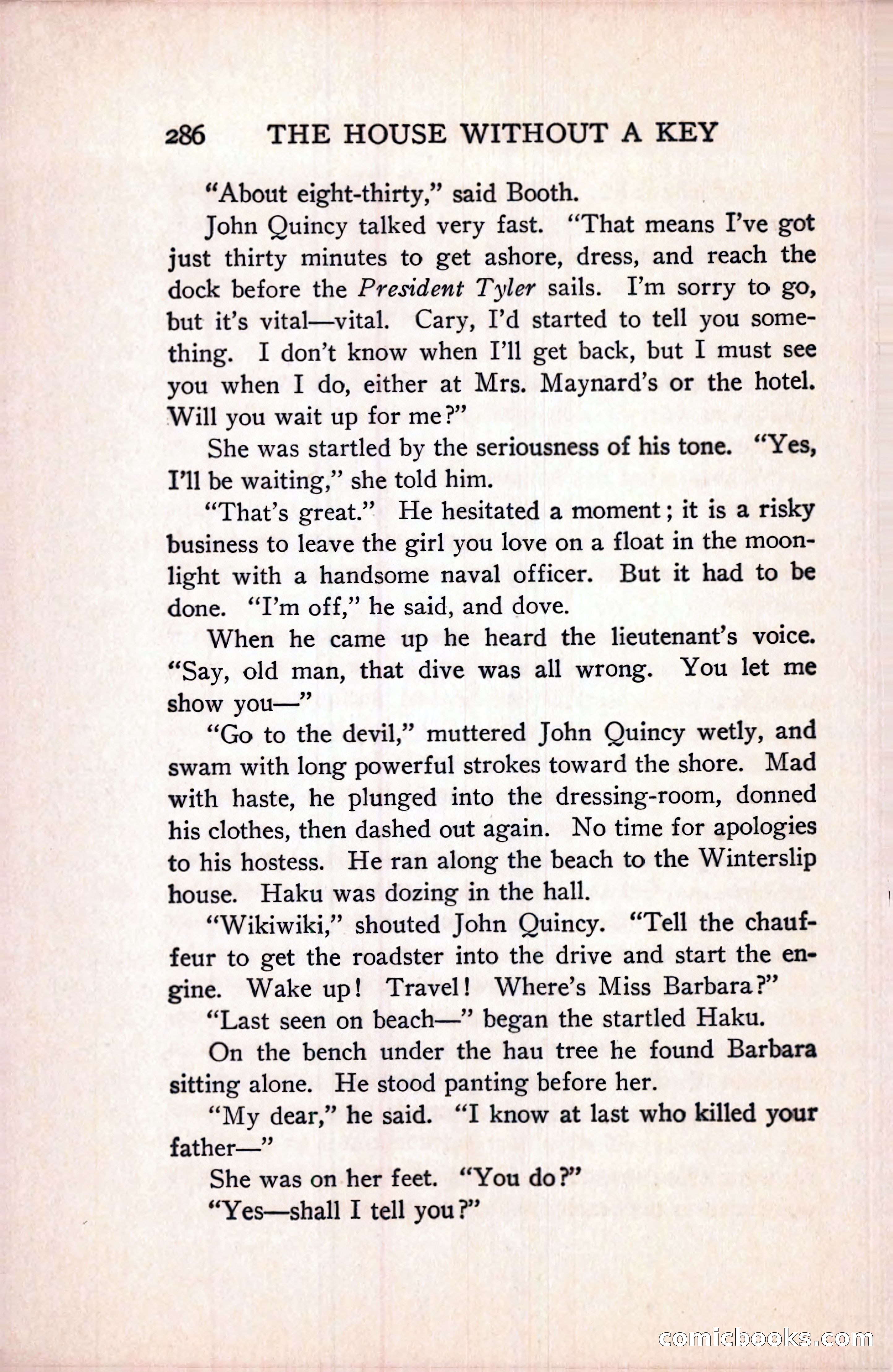The House Without a Key — page 300 of 339