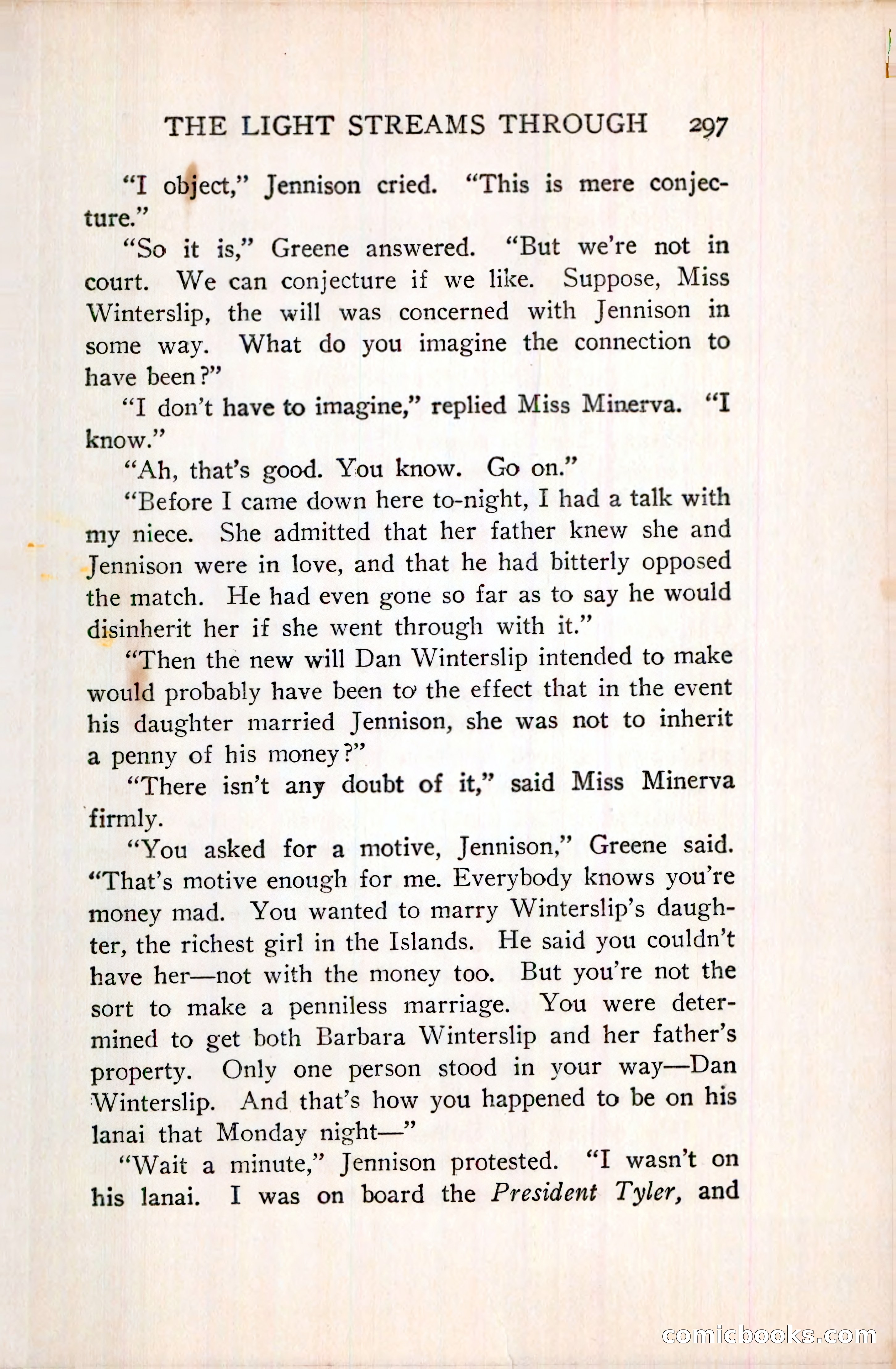 The House Without a Key — page 311 of 339