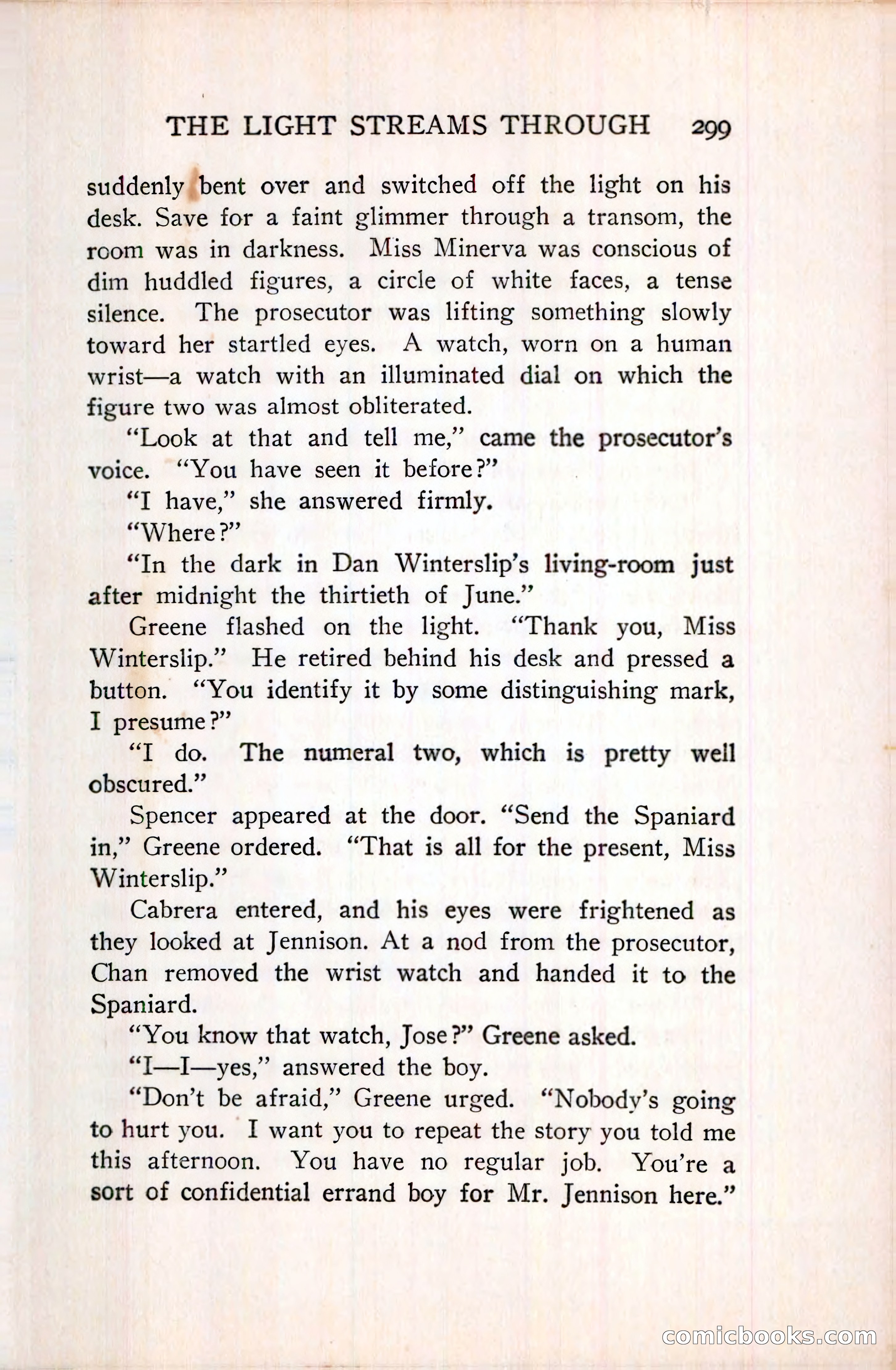 The House Without a Key — page 313 of 339