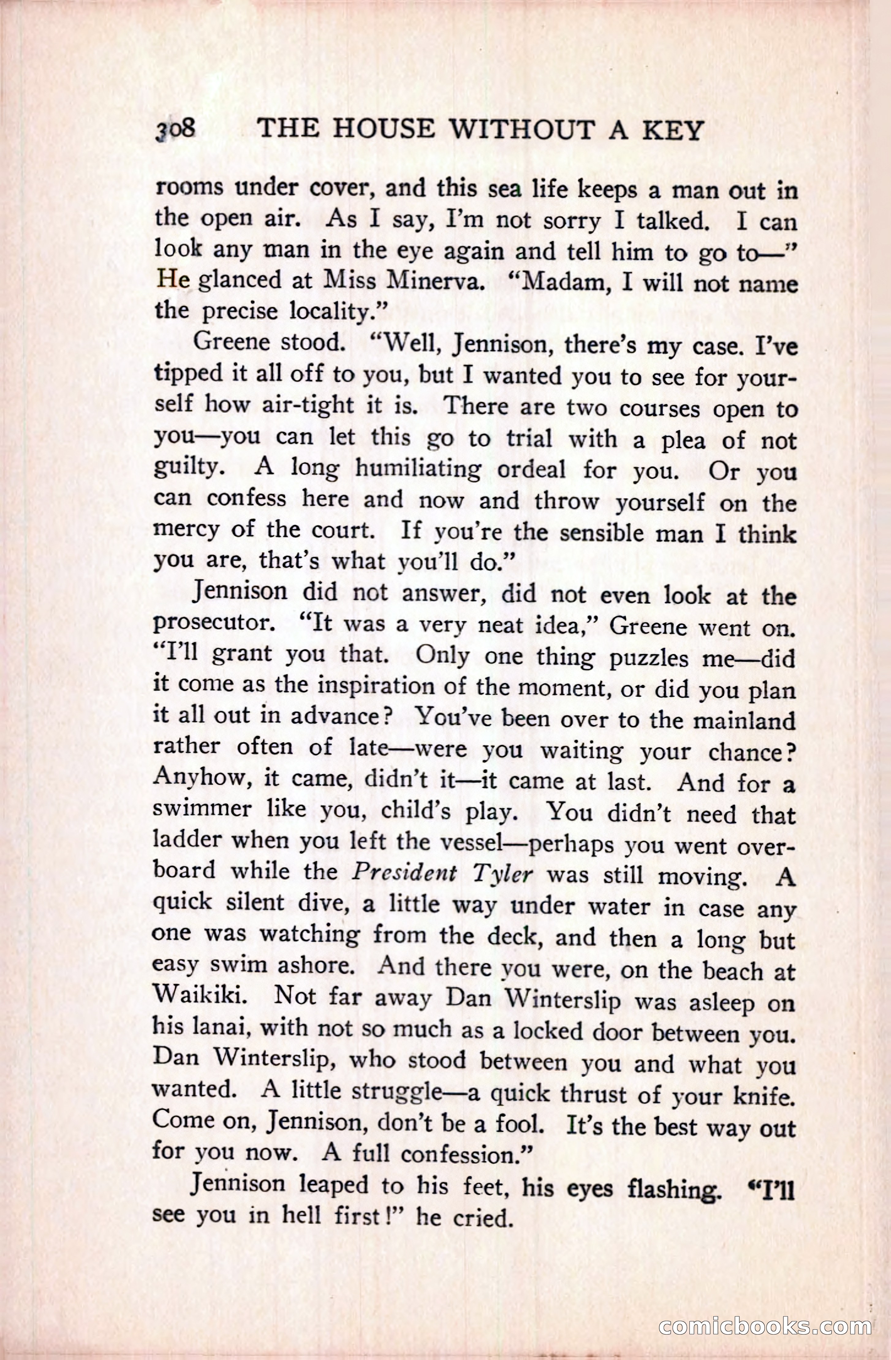 The House Without a Key — page 322 of 339