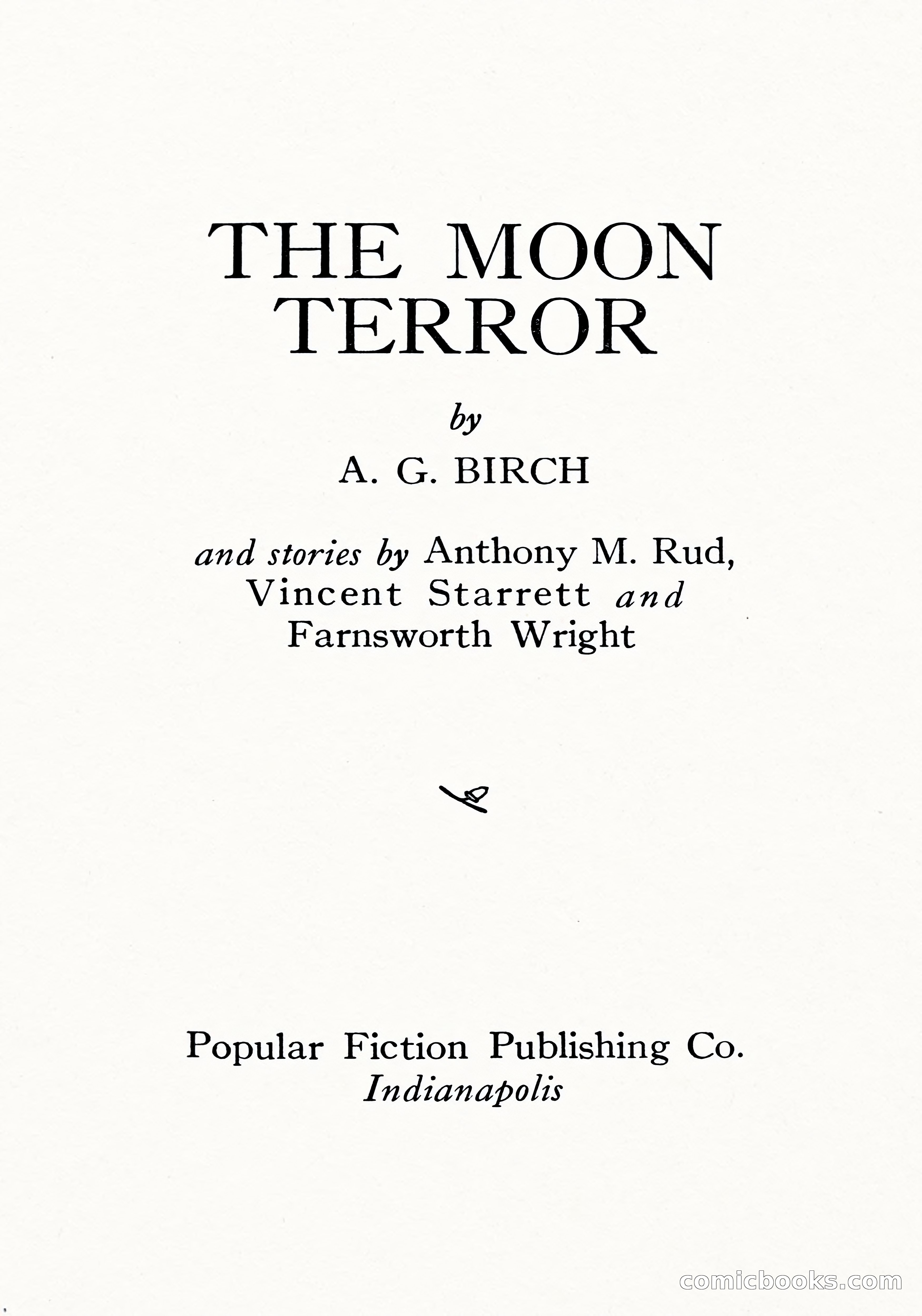 The Moon Terror and Other Stories — page 6 of 203
