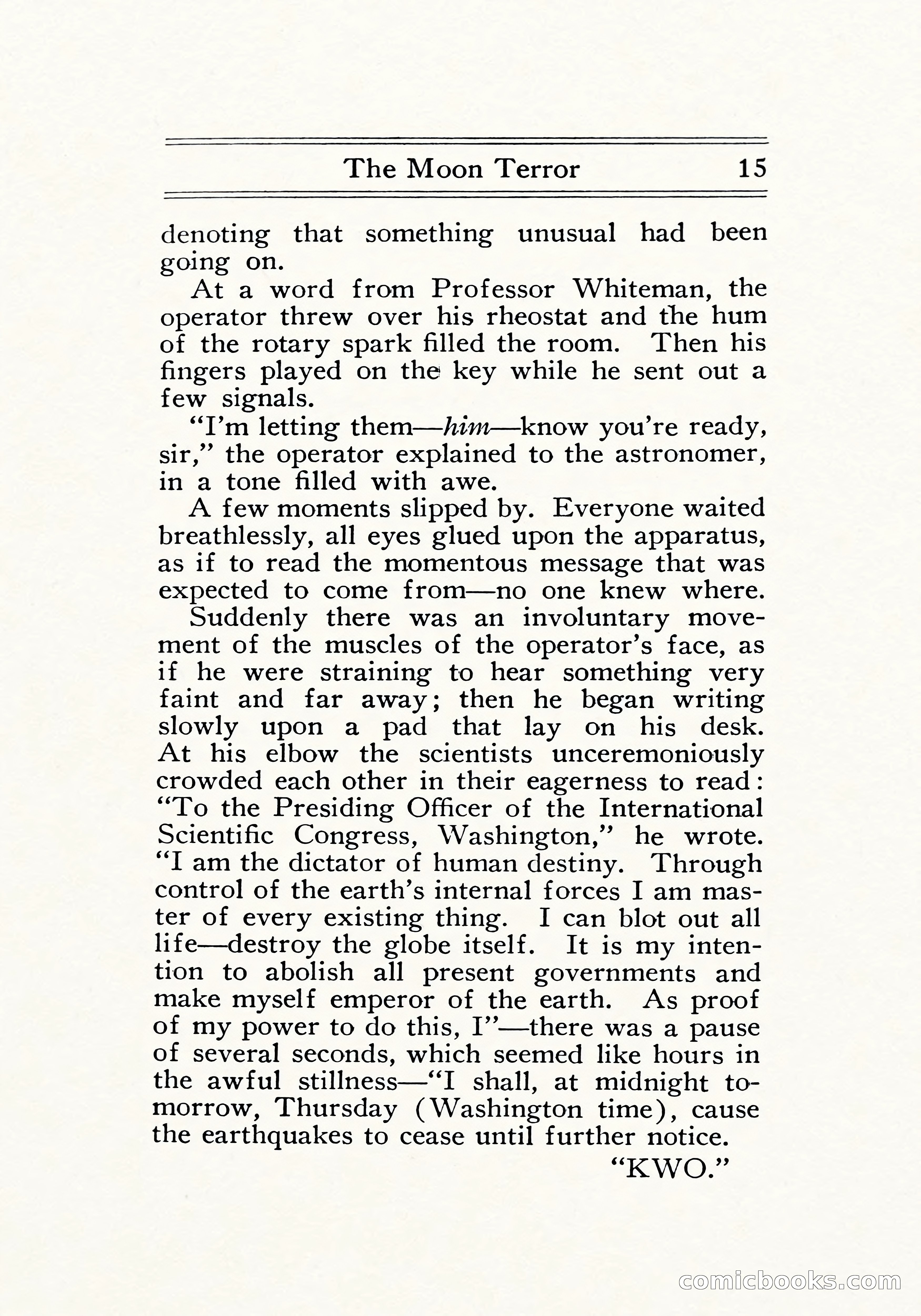 The Moon Terror and Other Stories — page 20 of 203