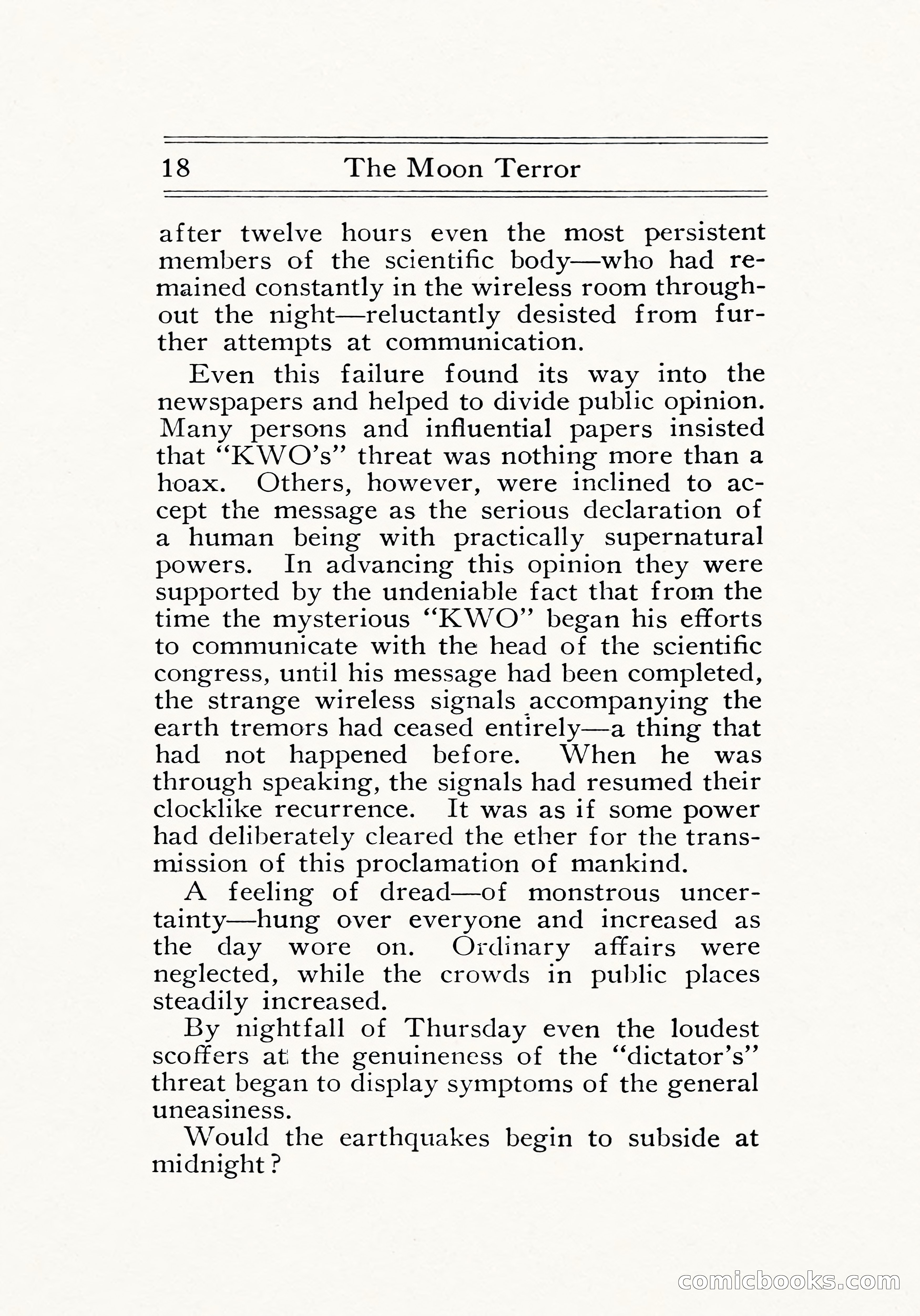 The Moon Terror and Other Stories — page 23 of 203