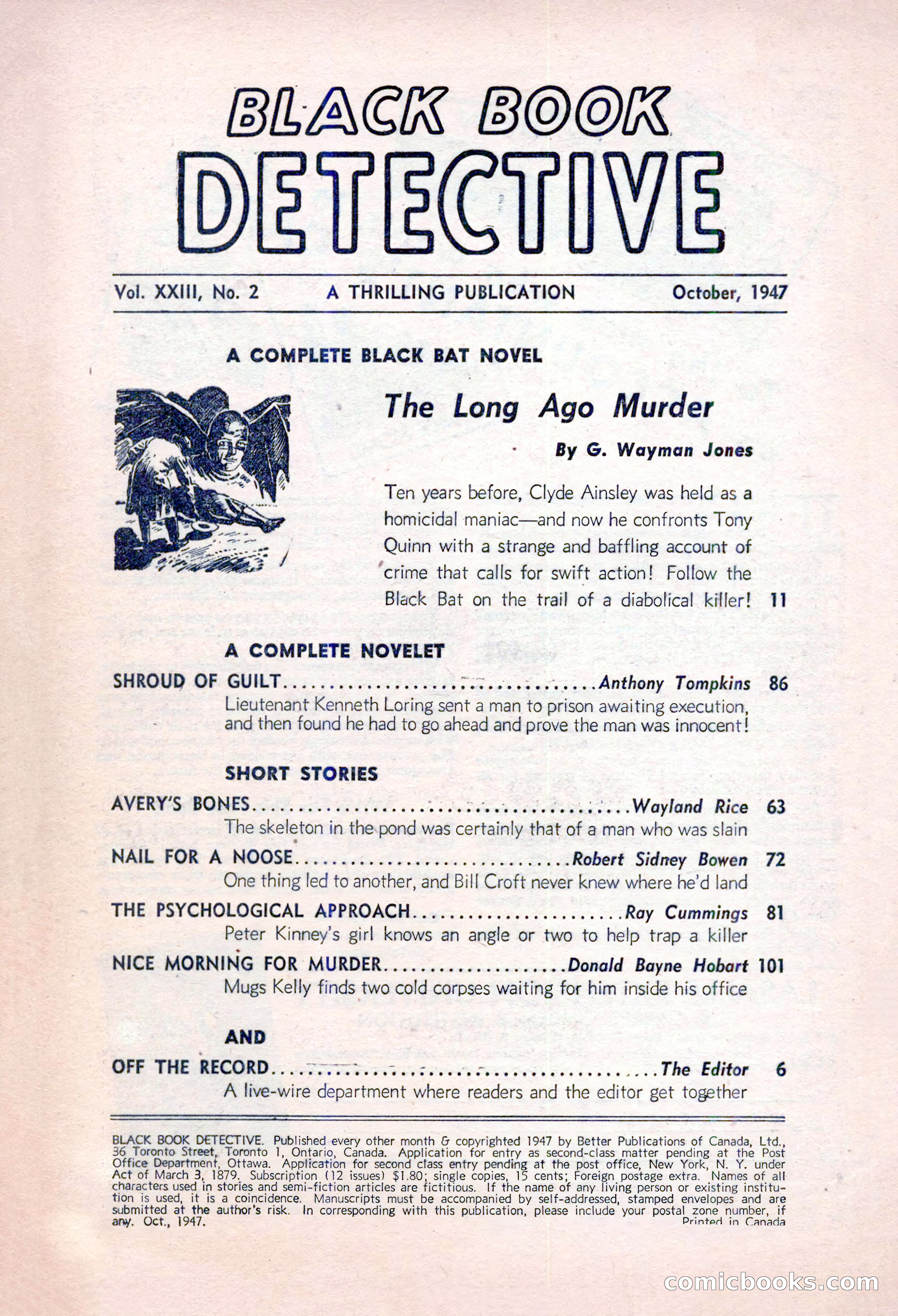 Black Book Detective, October 1947 — page 4 of 116
