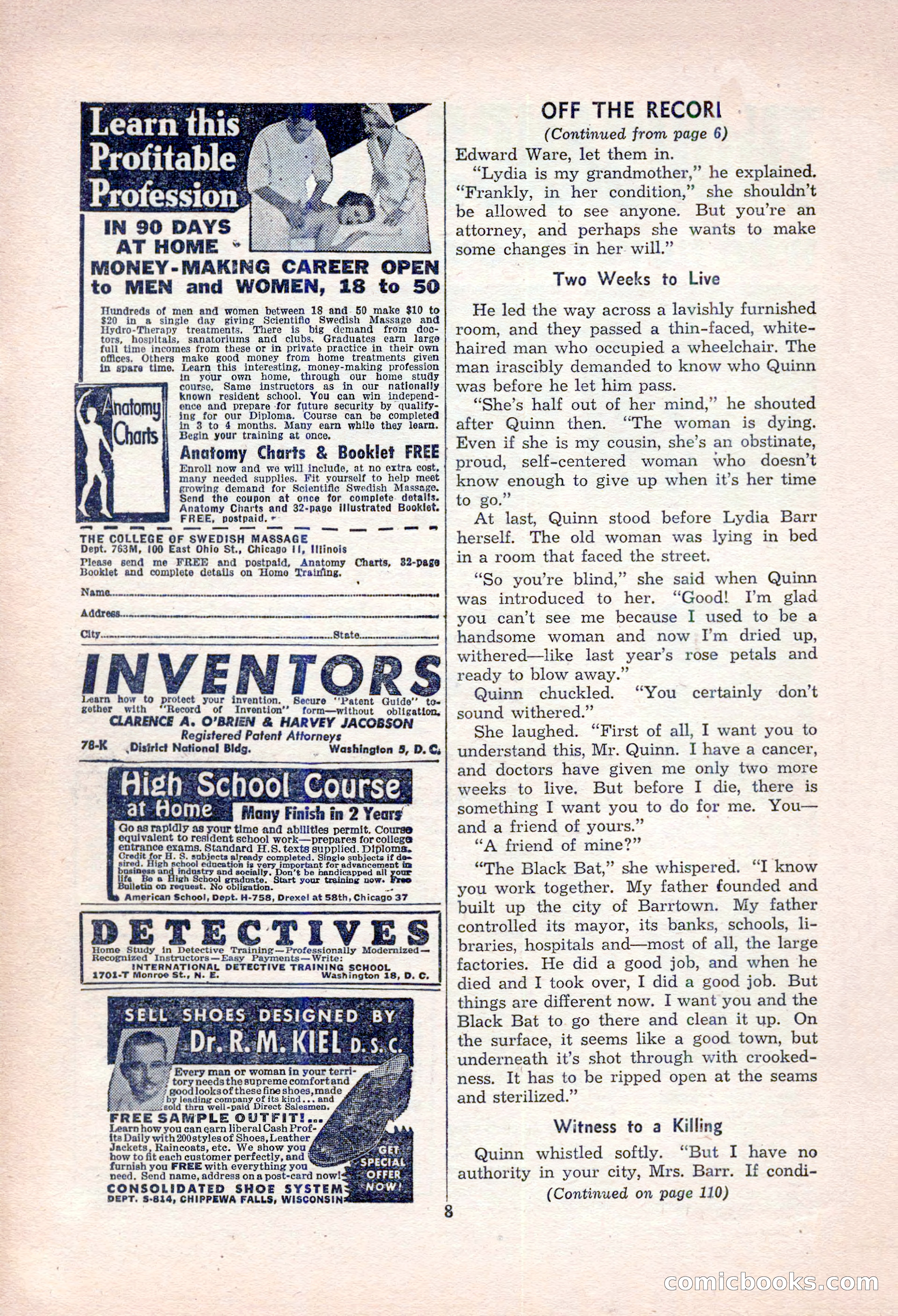 Black Book Detective, October 1947 — page 8 of 116