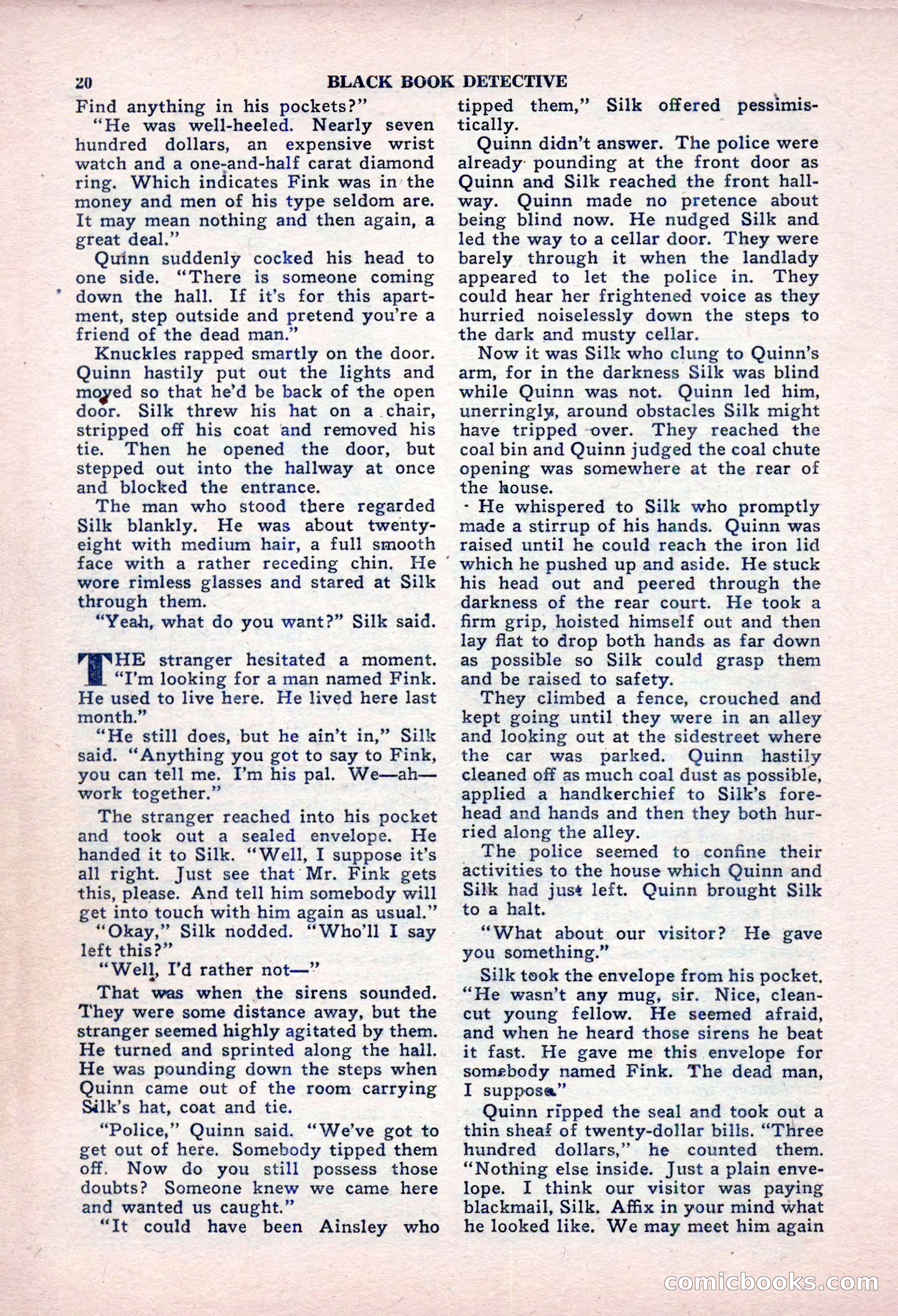 Black Book Detective, October 1947 — page 20 of 116