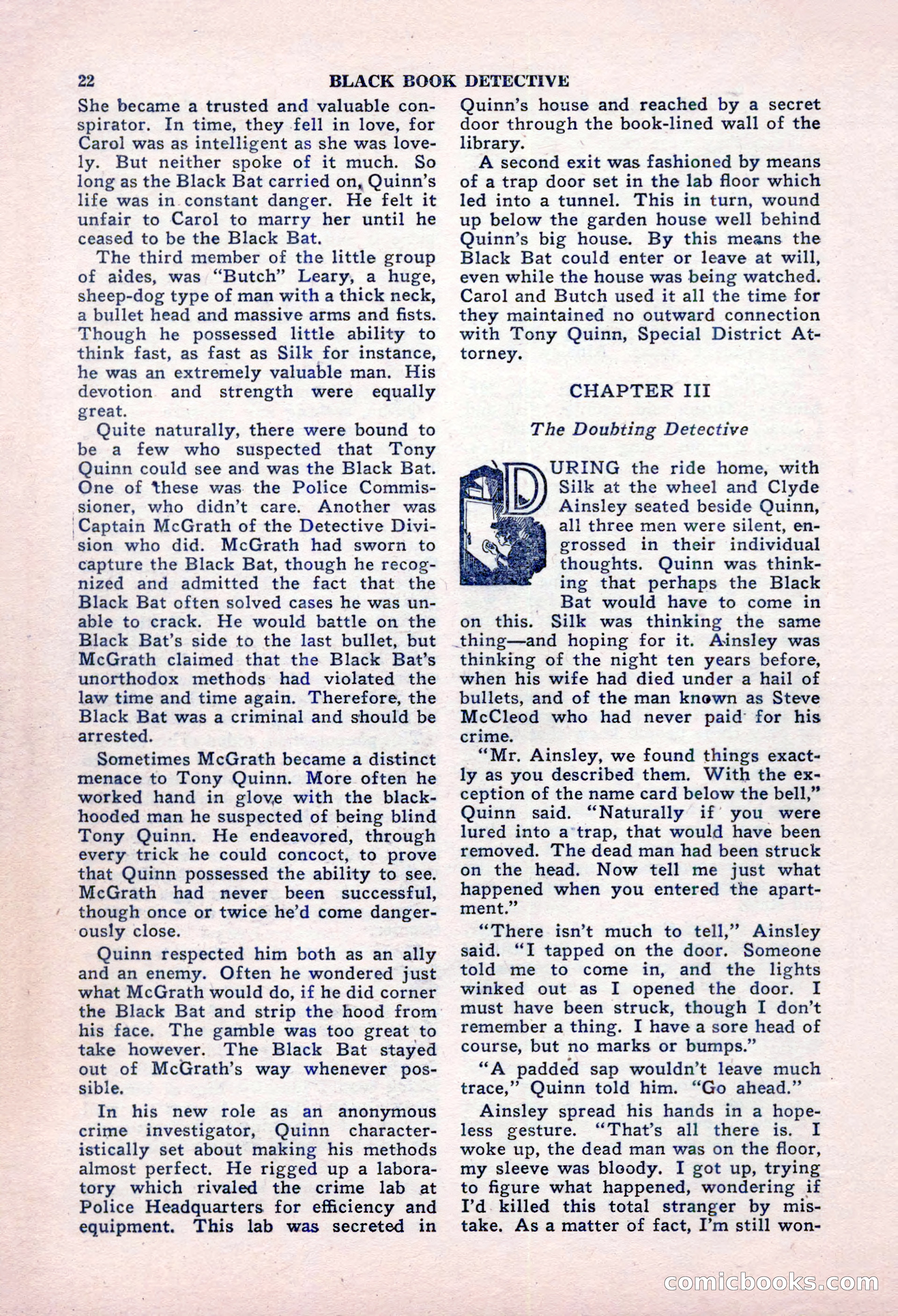Black Book Detective, October 1947 — page 22 of 116