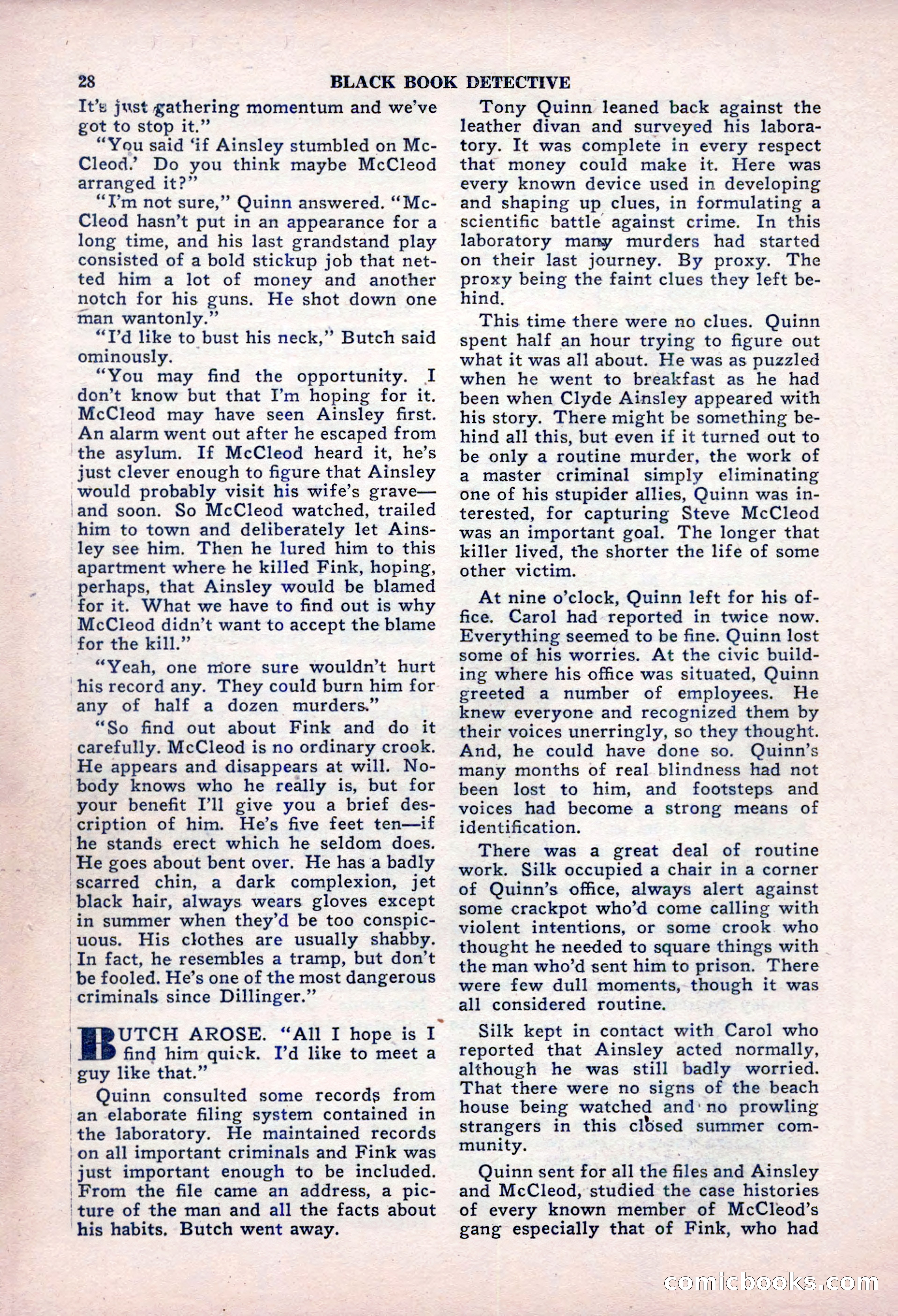 Black Book Detective, October 1947 — page 28 of 116