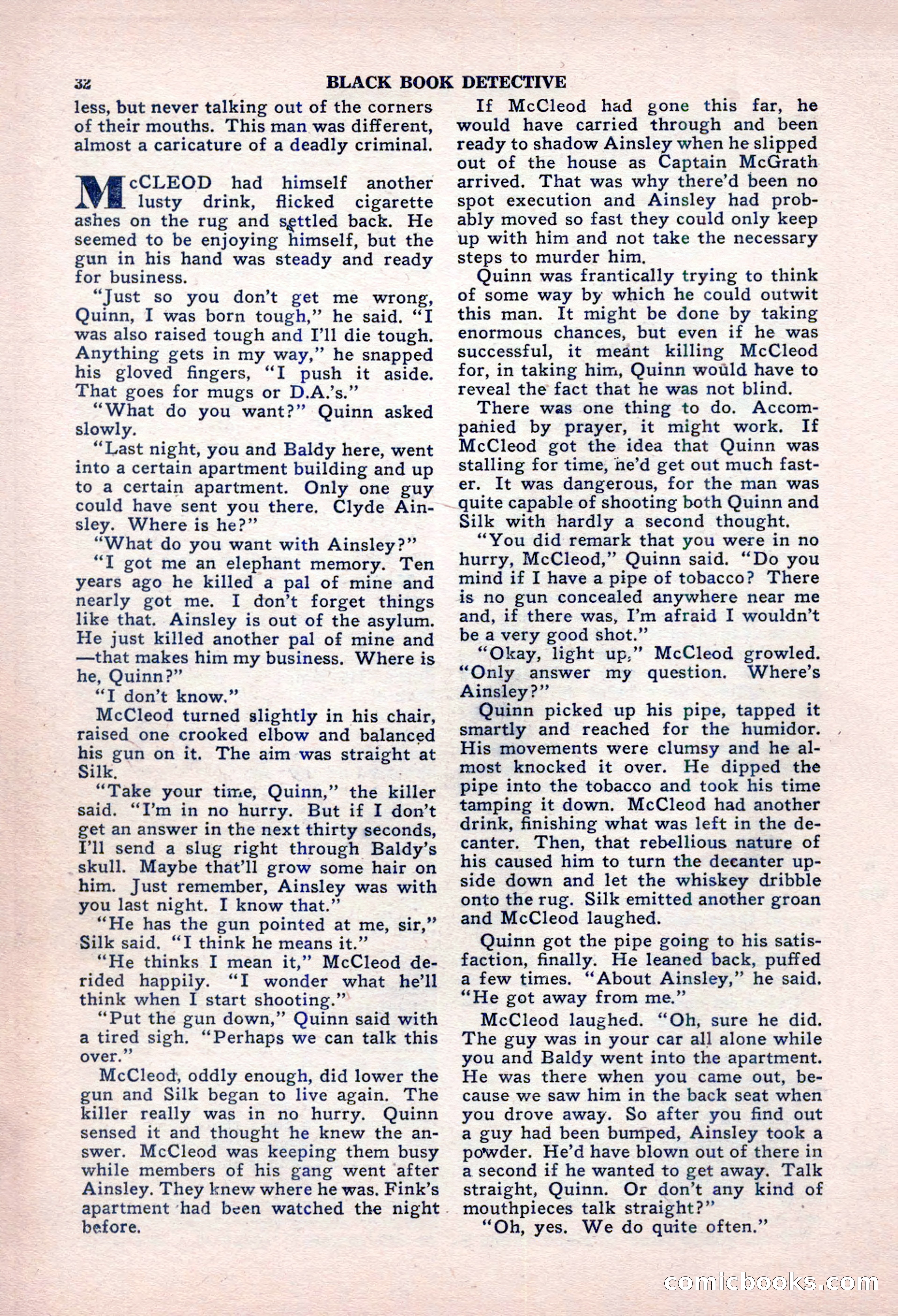 Black Book Detective, October 1947 — page 32 of 116