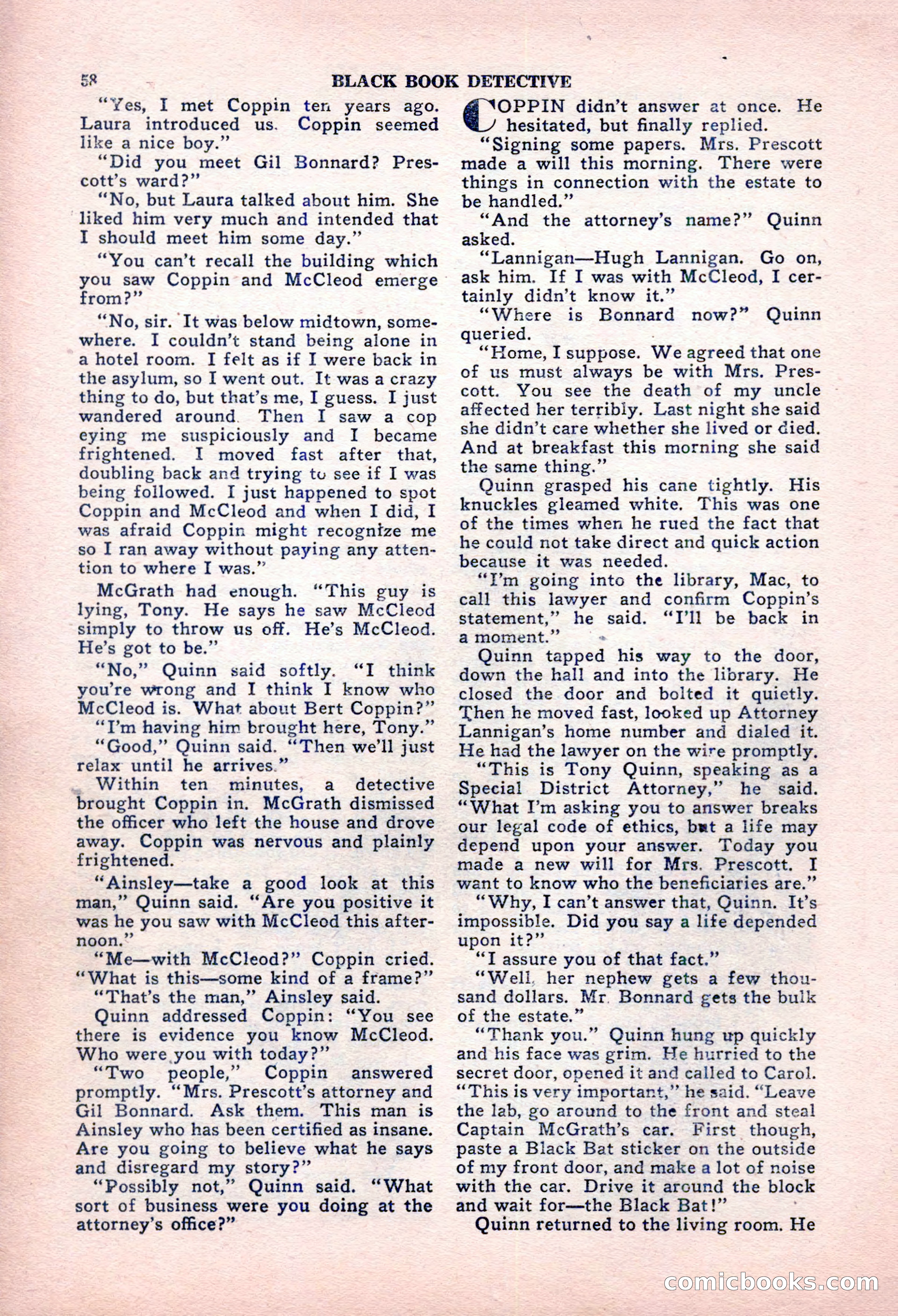 Black Book Detective, October 1947 — page 58 of 116