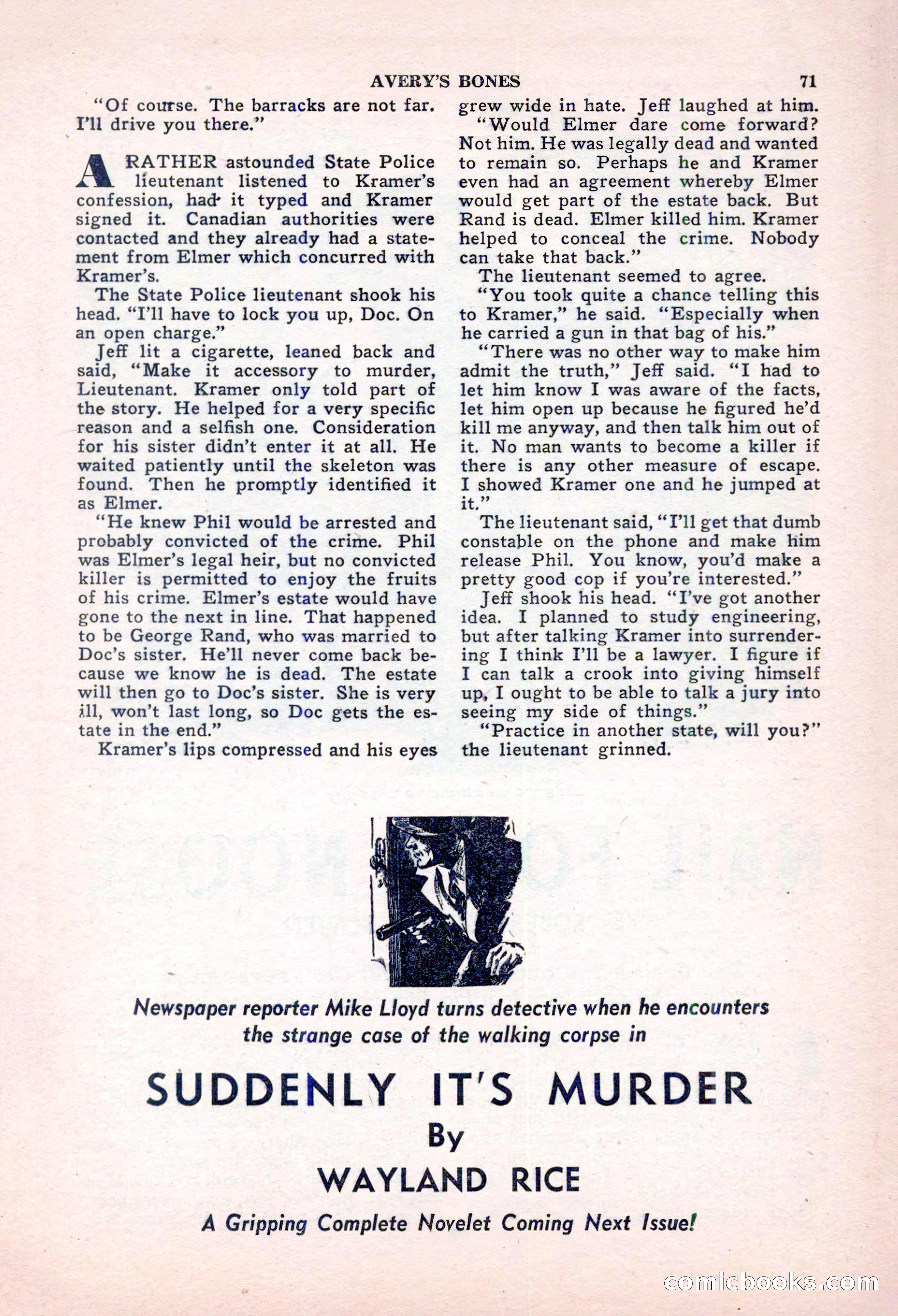 Black Book Detective, October 1947 — page 71 of 116