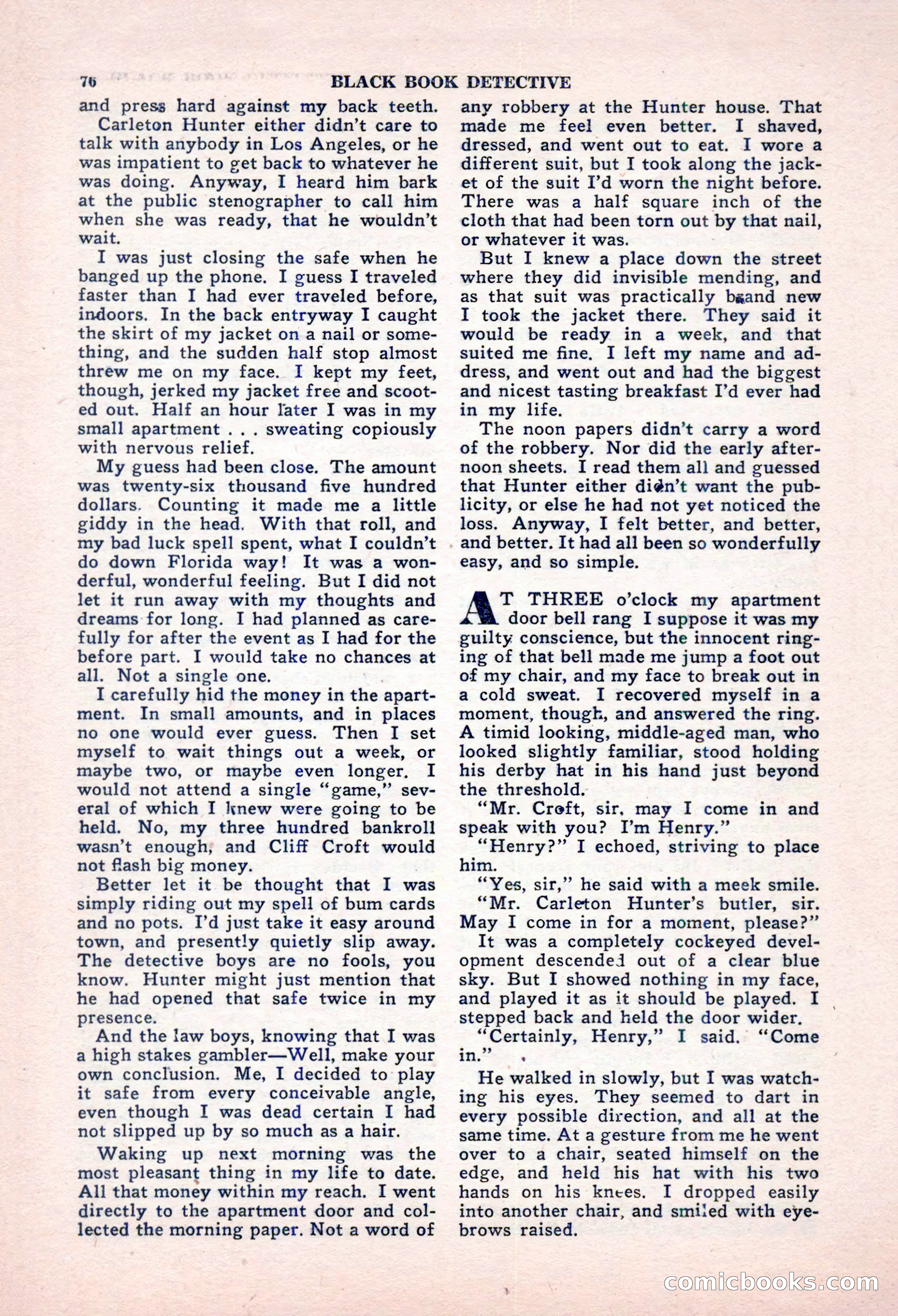 Black Book Detective, October 1947 — page 76 of 116