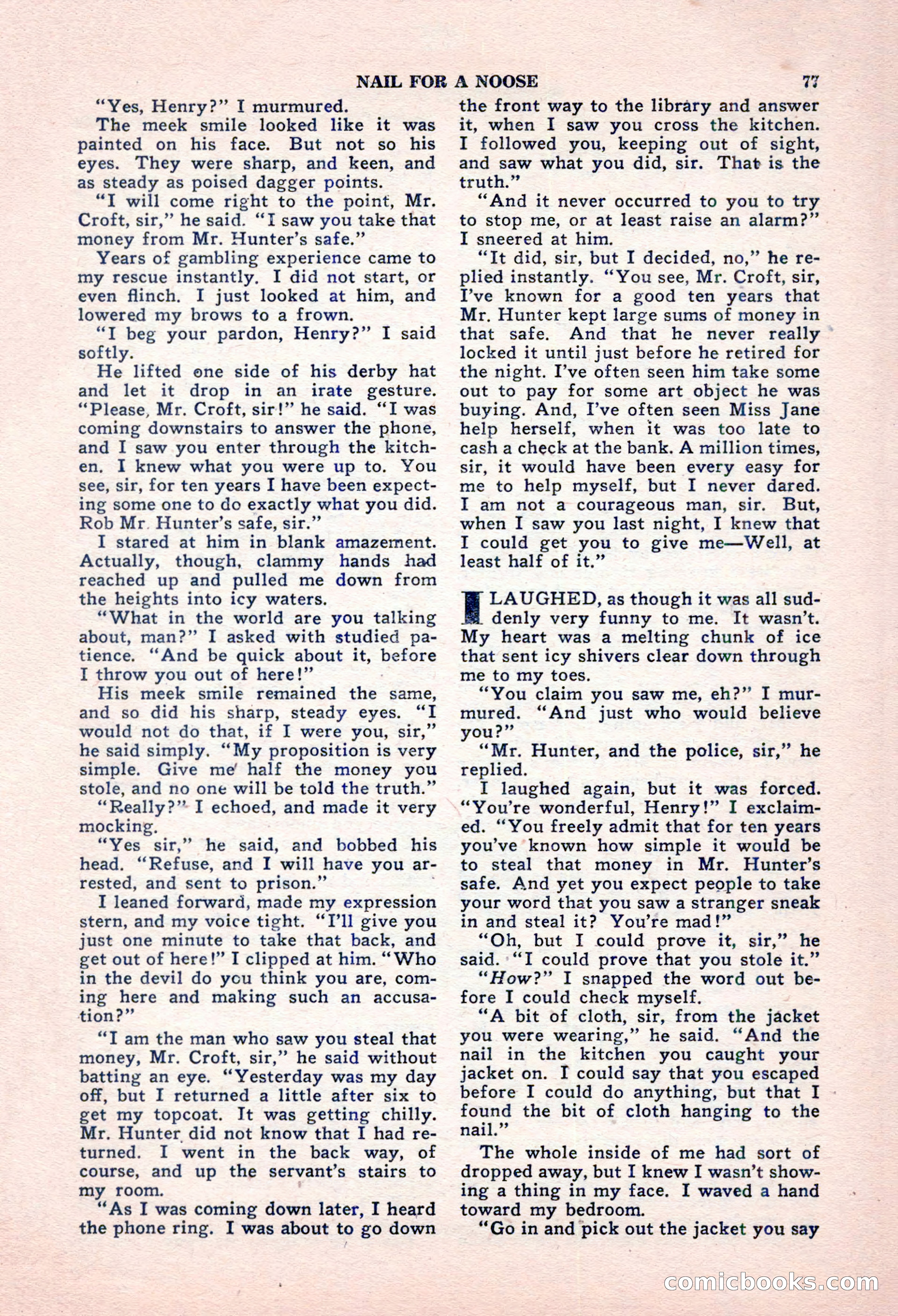 Black Book Detective, October 1947 — page 77 of 116