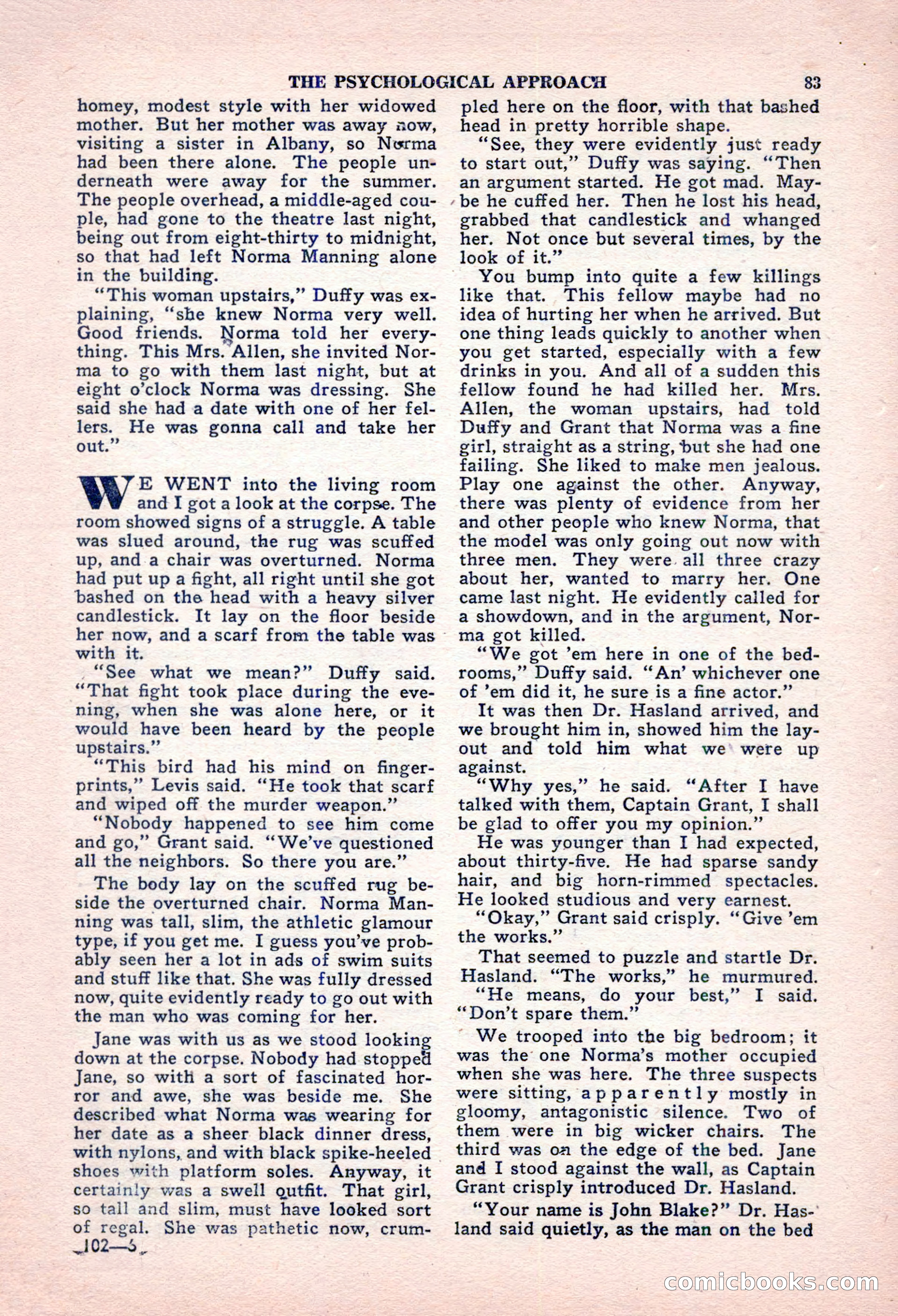 Black Book Detective, October 1947 — page 83 of 116