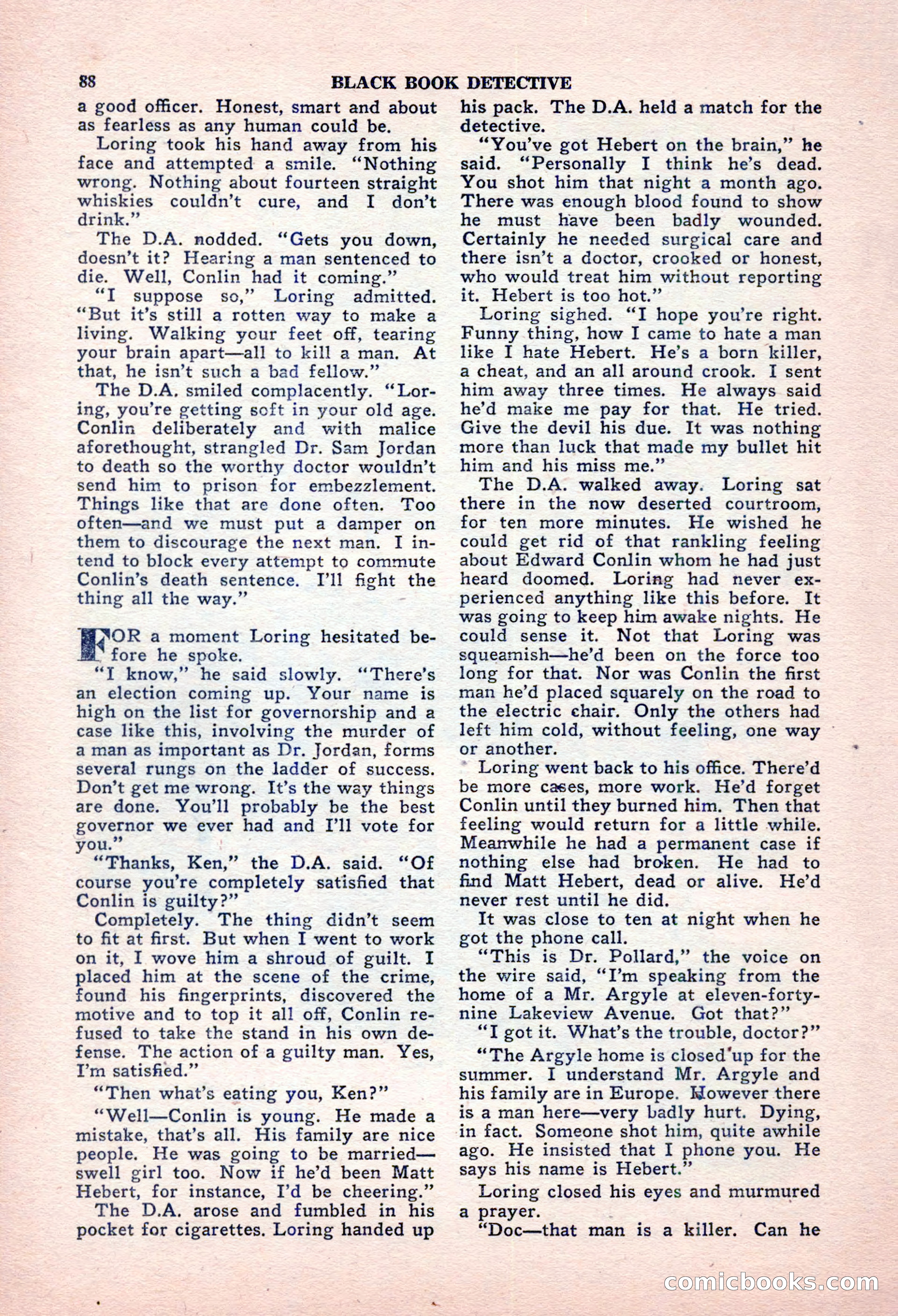 Black Book Detective, October 1947 — page 88 of 116