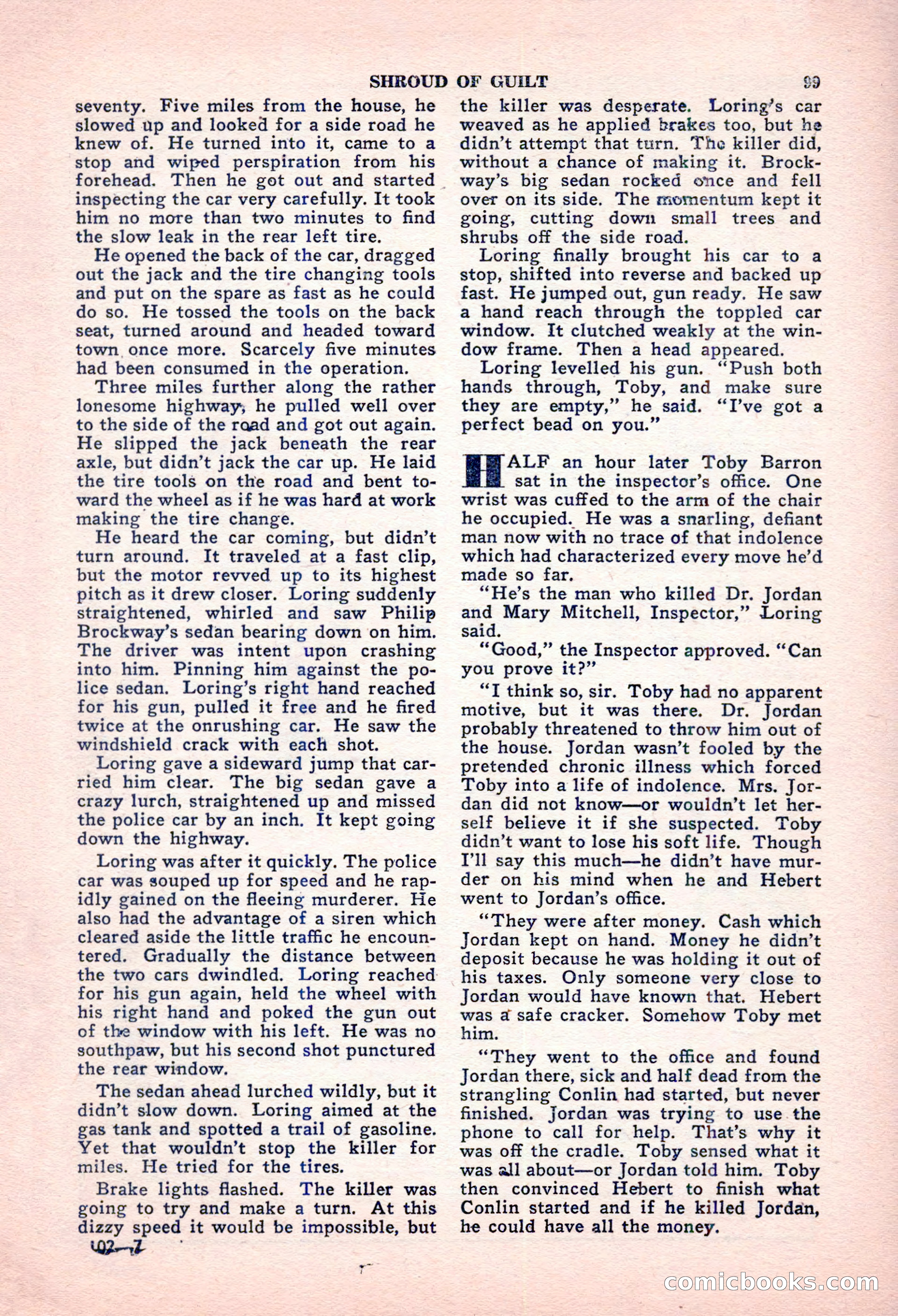 Black Book Detective, October 1947 — page 99 of 116