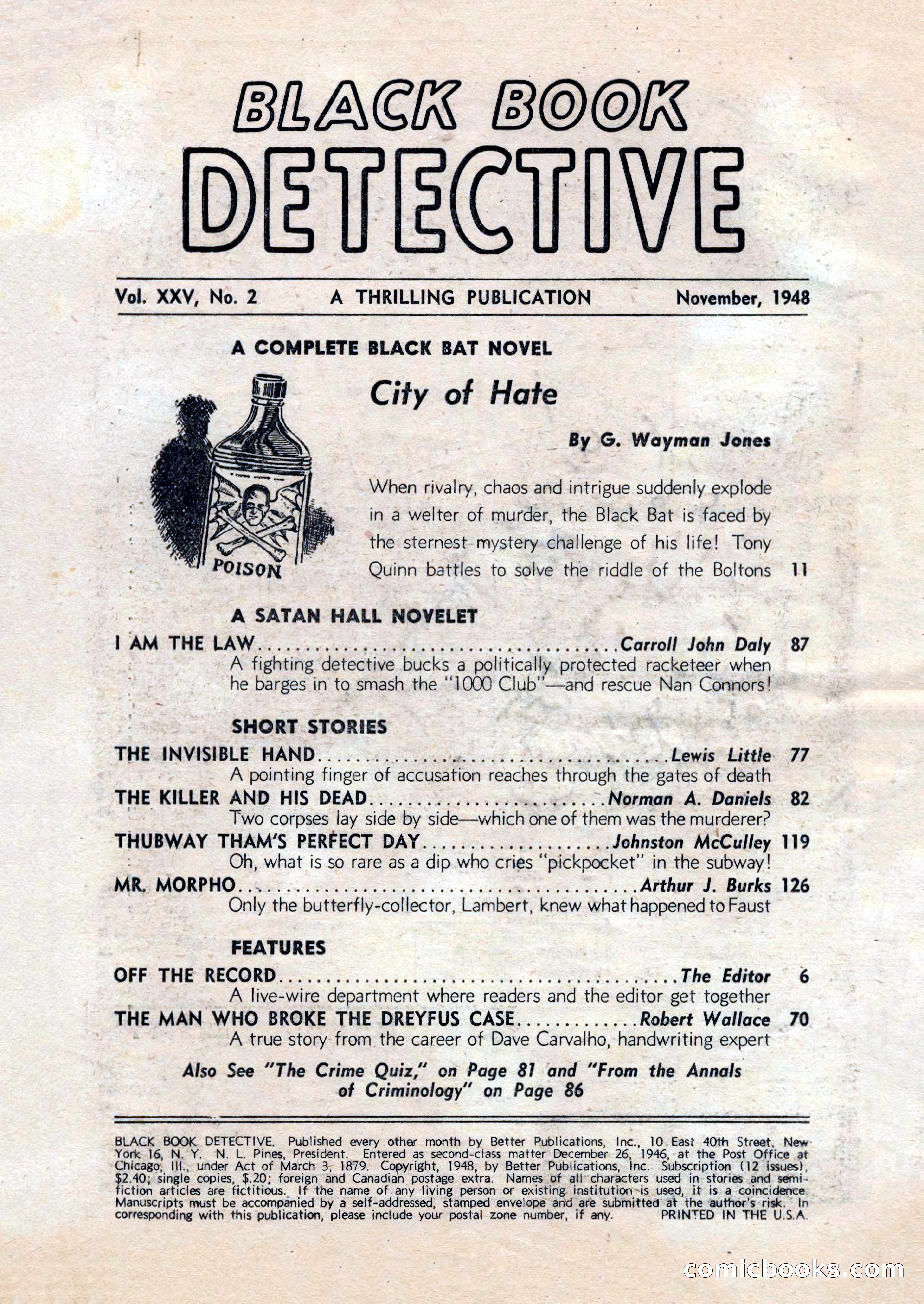 Black Book Detective, November 1948 — page 4 of 148