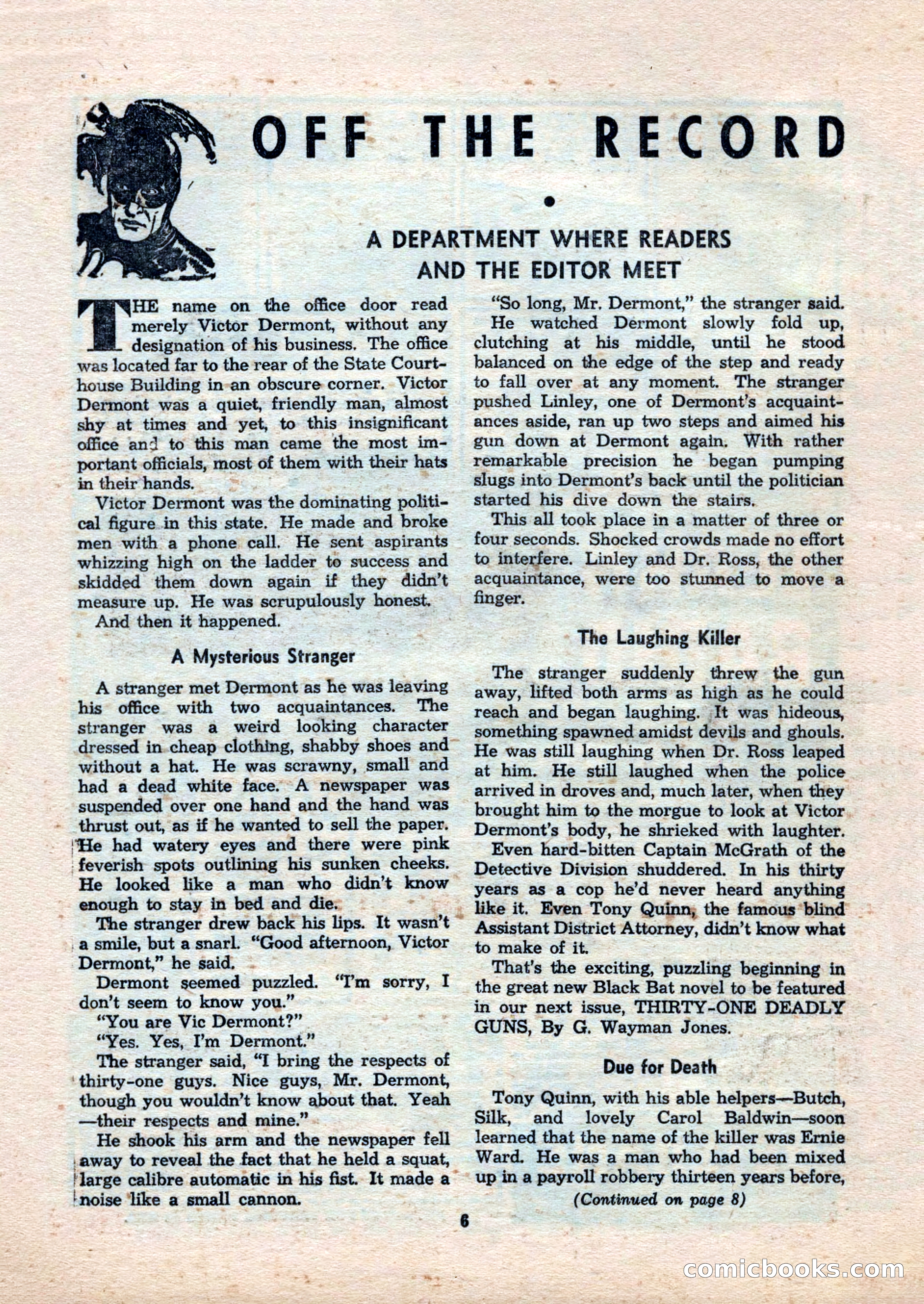 Black Book Detective, November 1948 — page 6 of 148