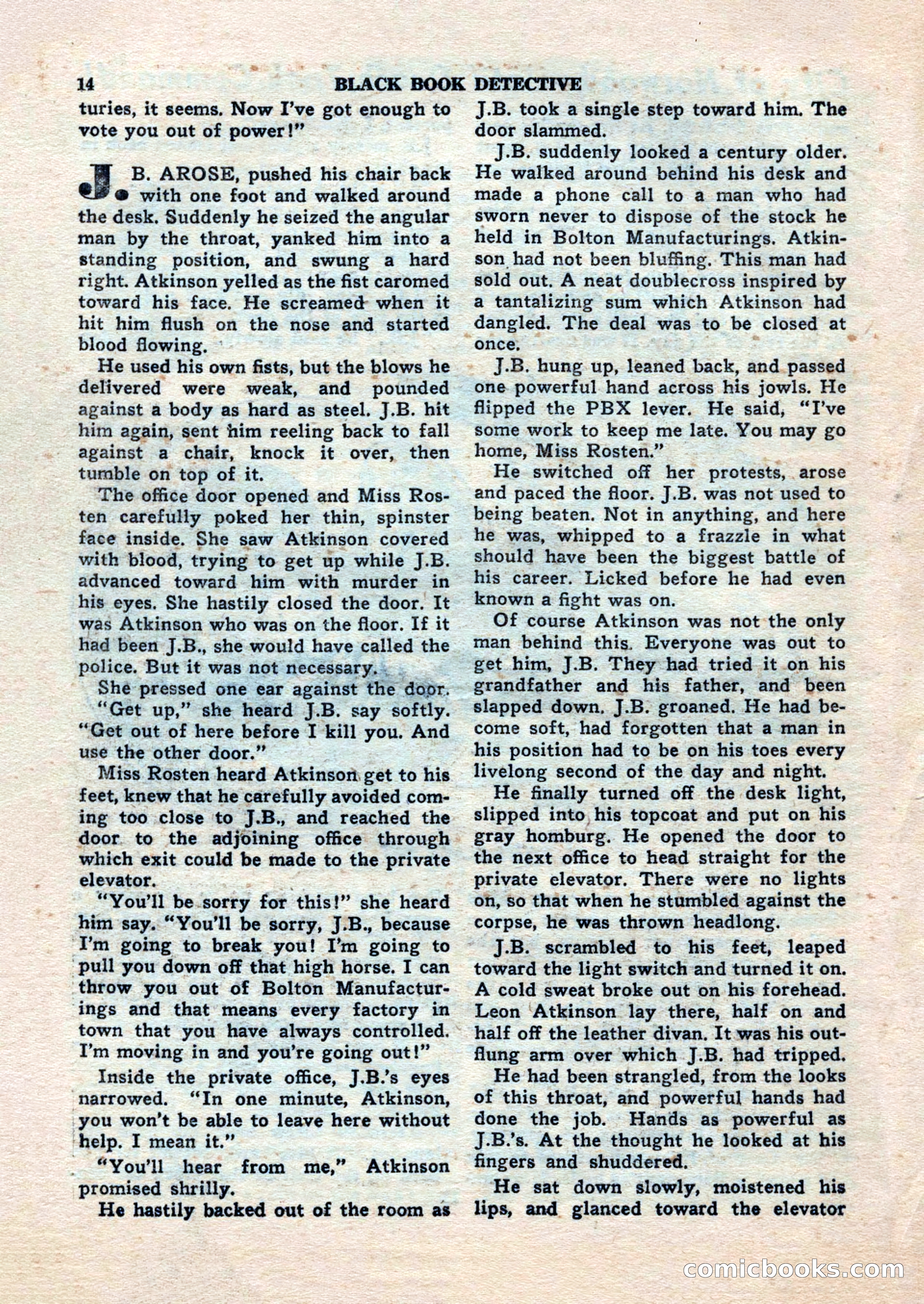 Black Book Detective, November 1948 — page 14 of 148