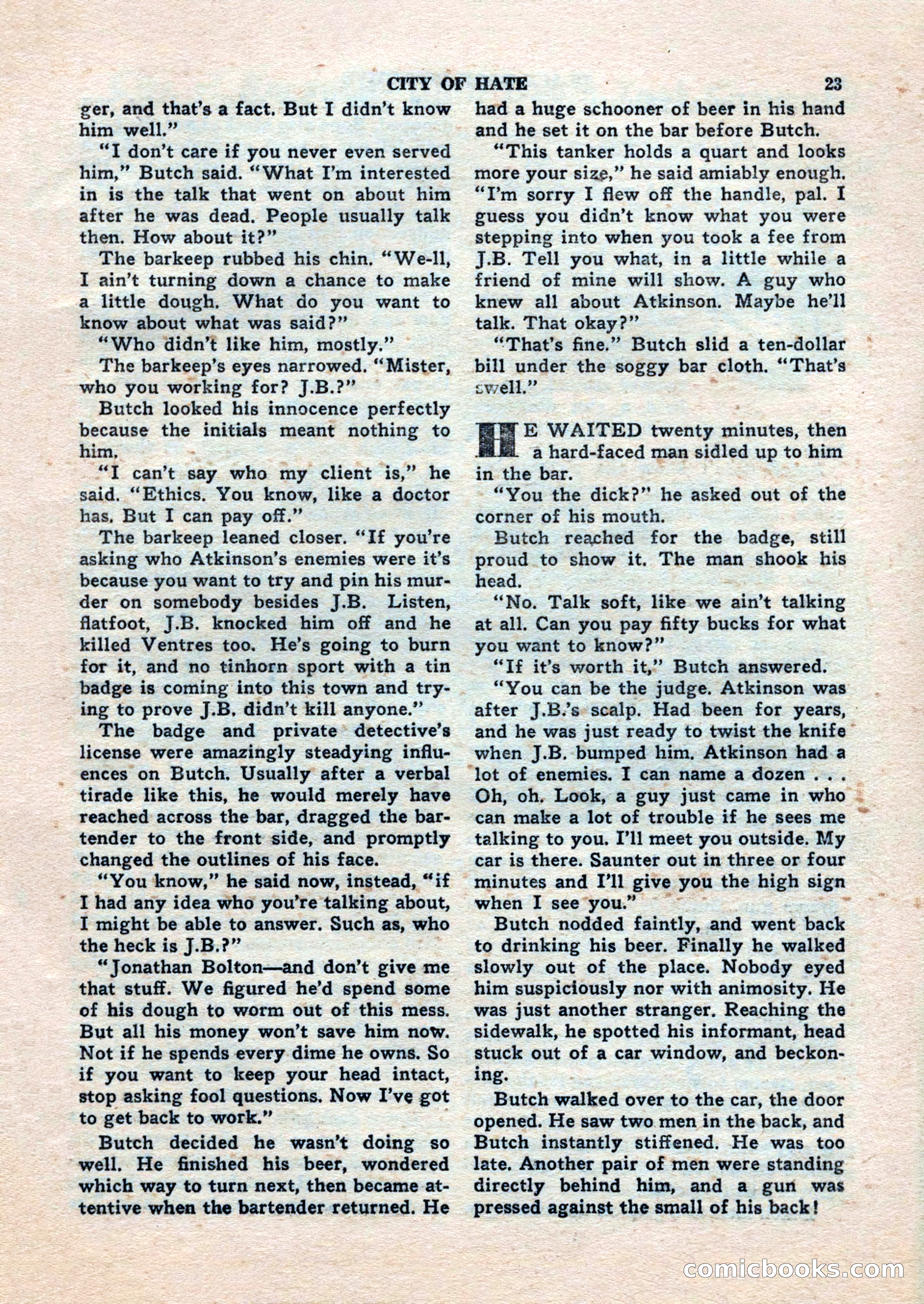 Black Book Detective, November 1948 — page 23 of 148