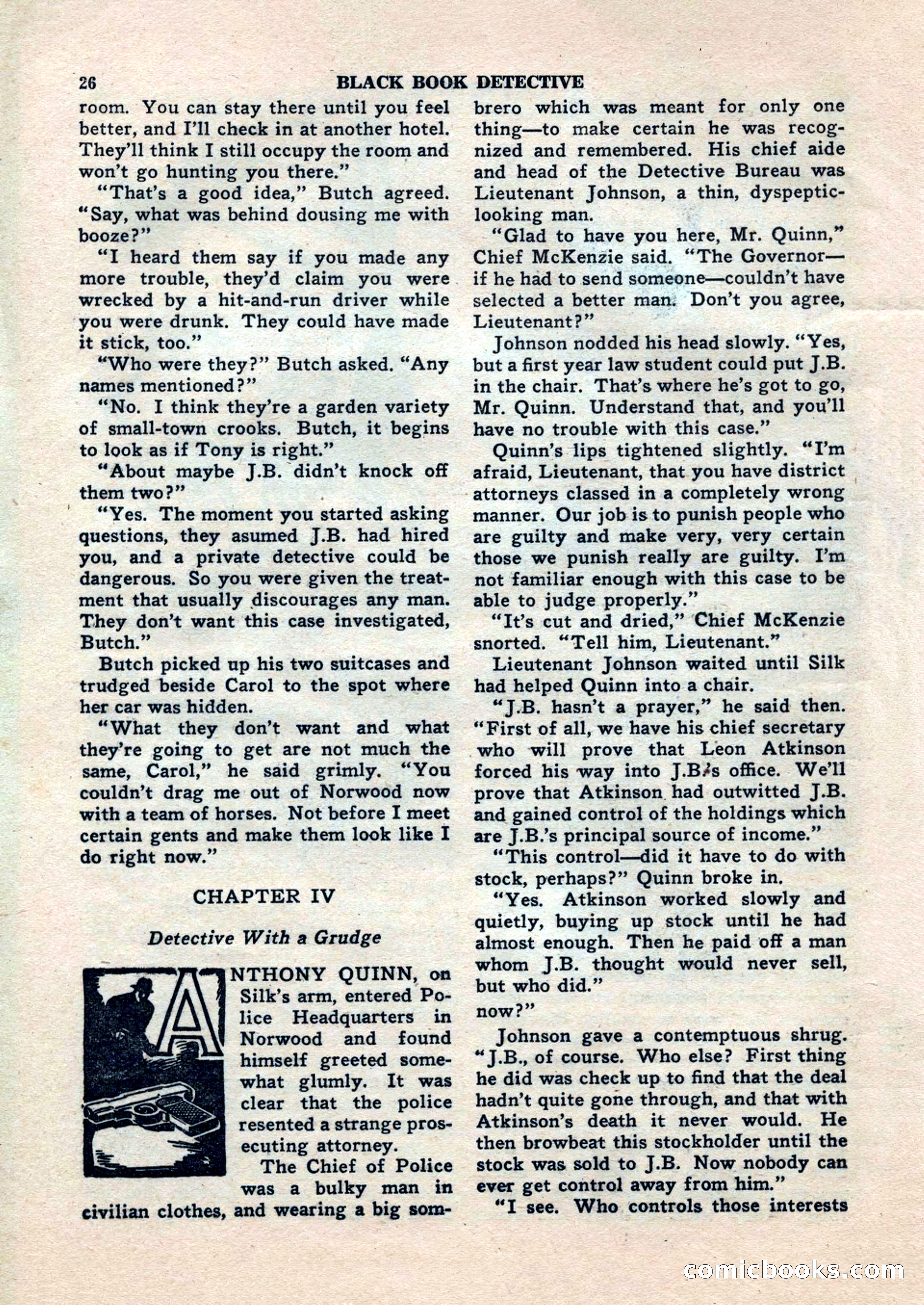 Black Book Detective, November 1948 — page 26 of 148