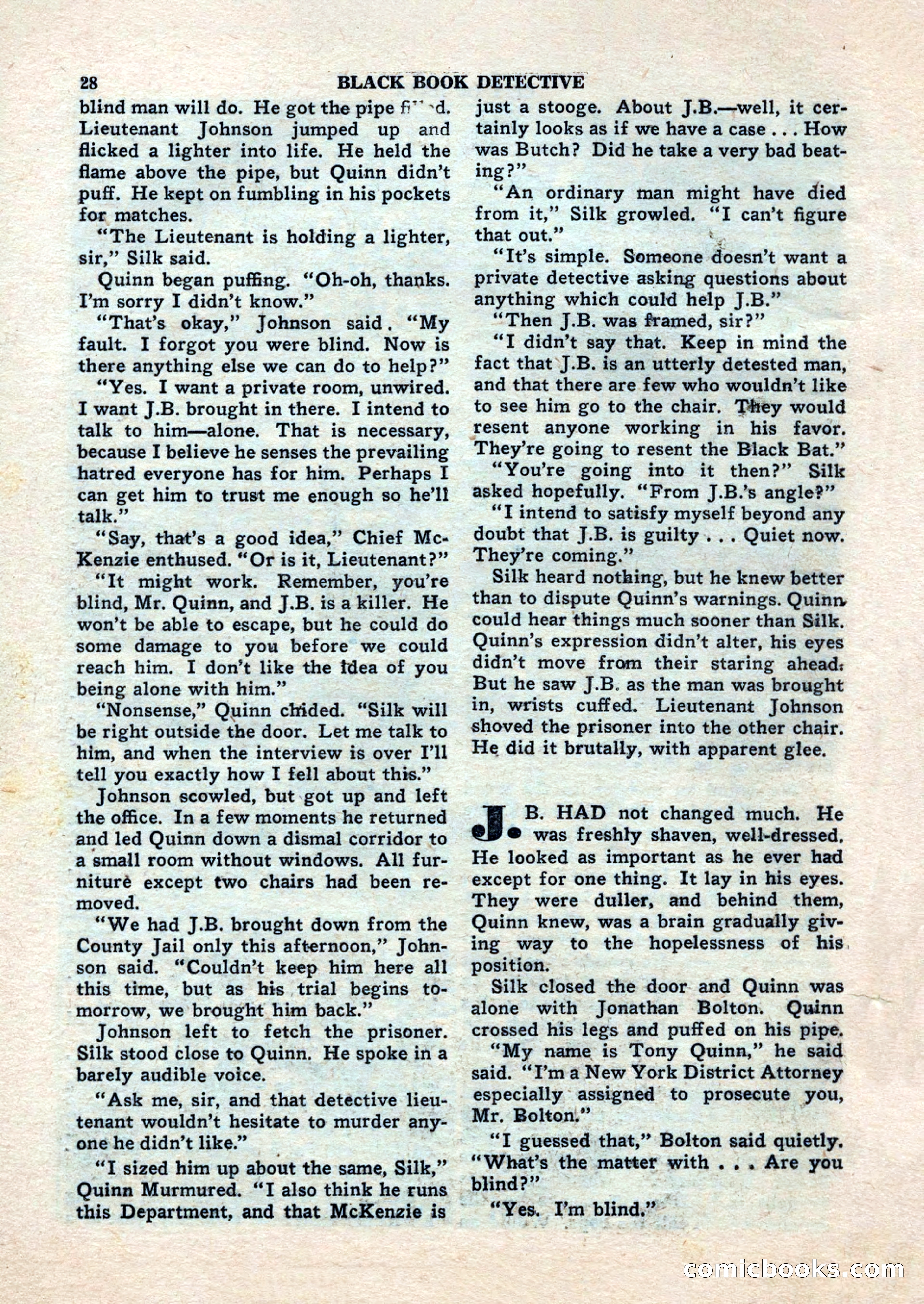 Black Book Detective, November 1948 — page 28 of 148