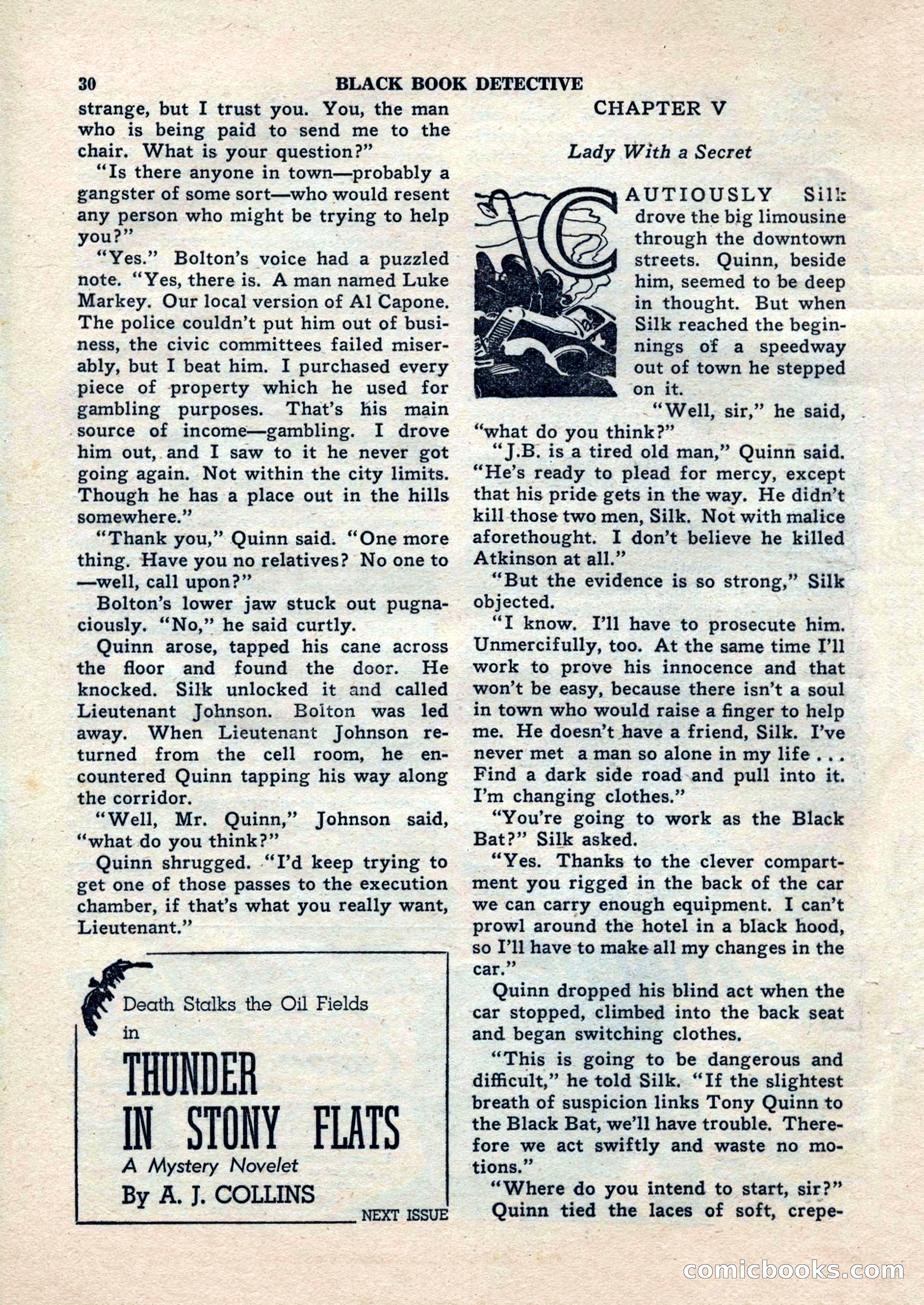Black Book Detective, November 1948 — page 30 of 148