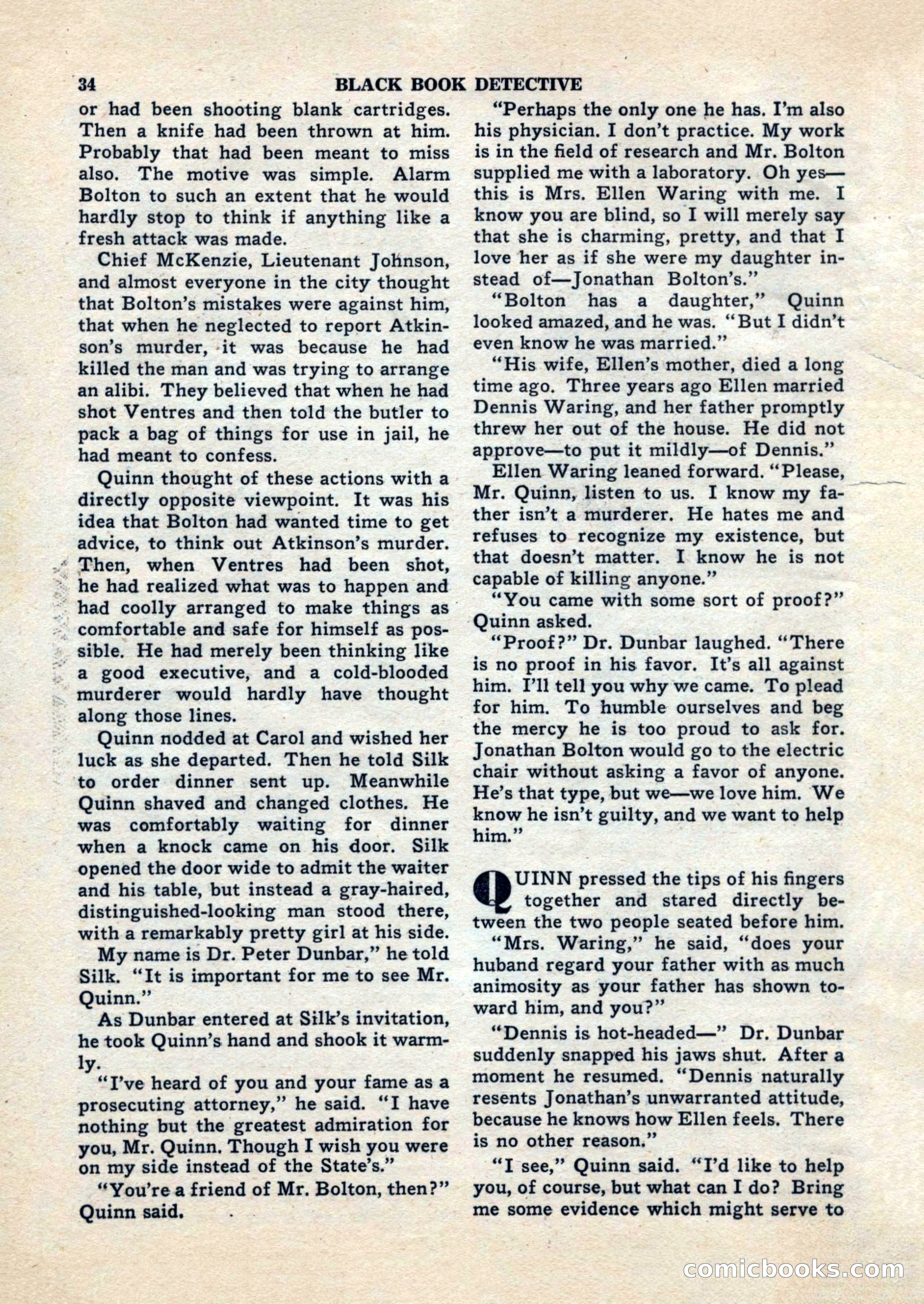 Black Book Detective, November 1948 — page 34 of 148